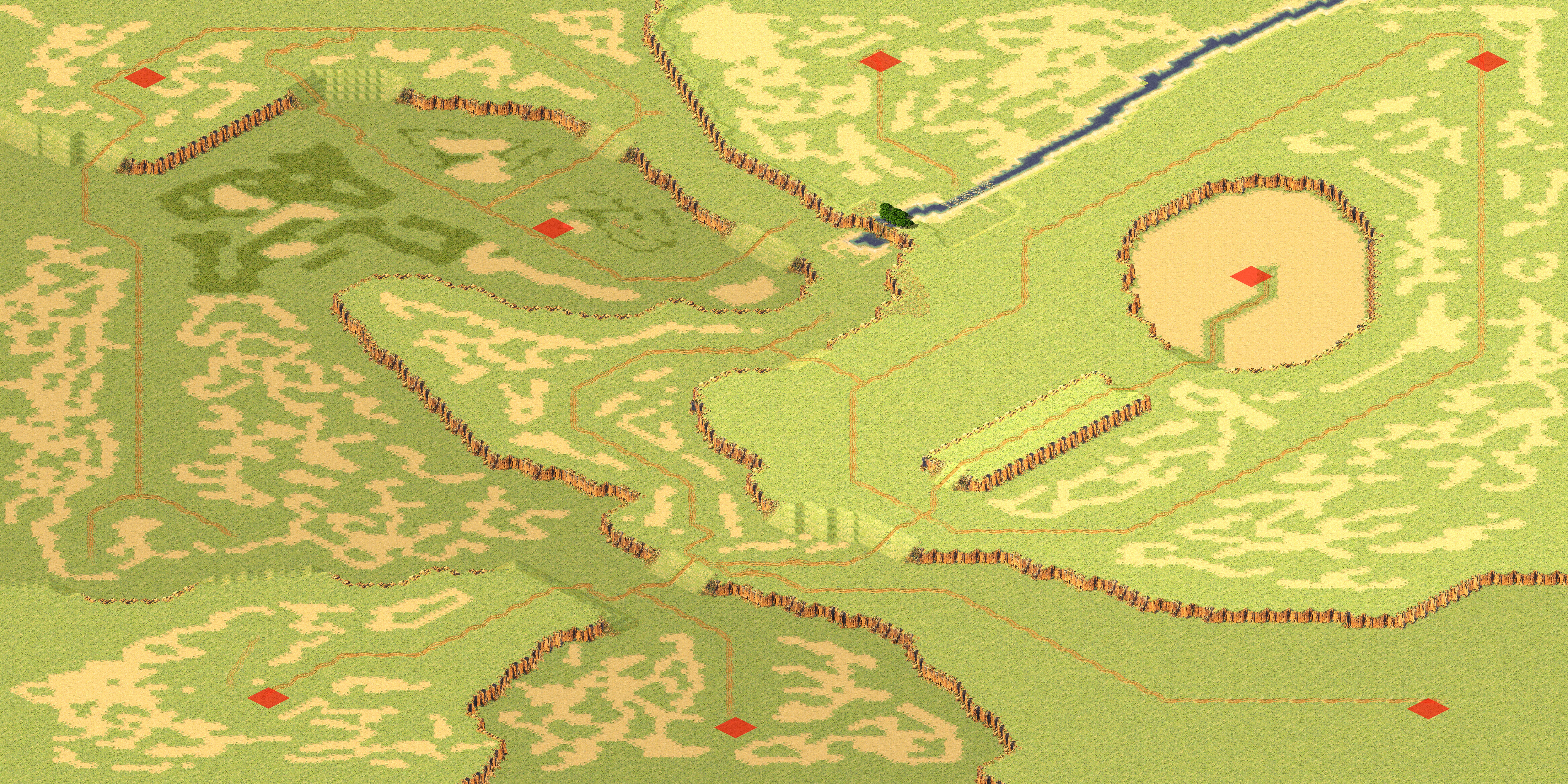 Rendered map: Tank Wars Super AI