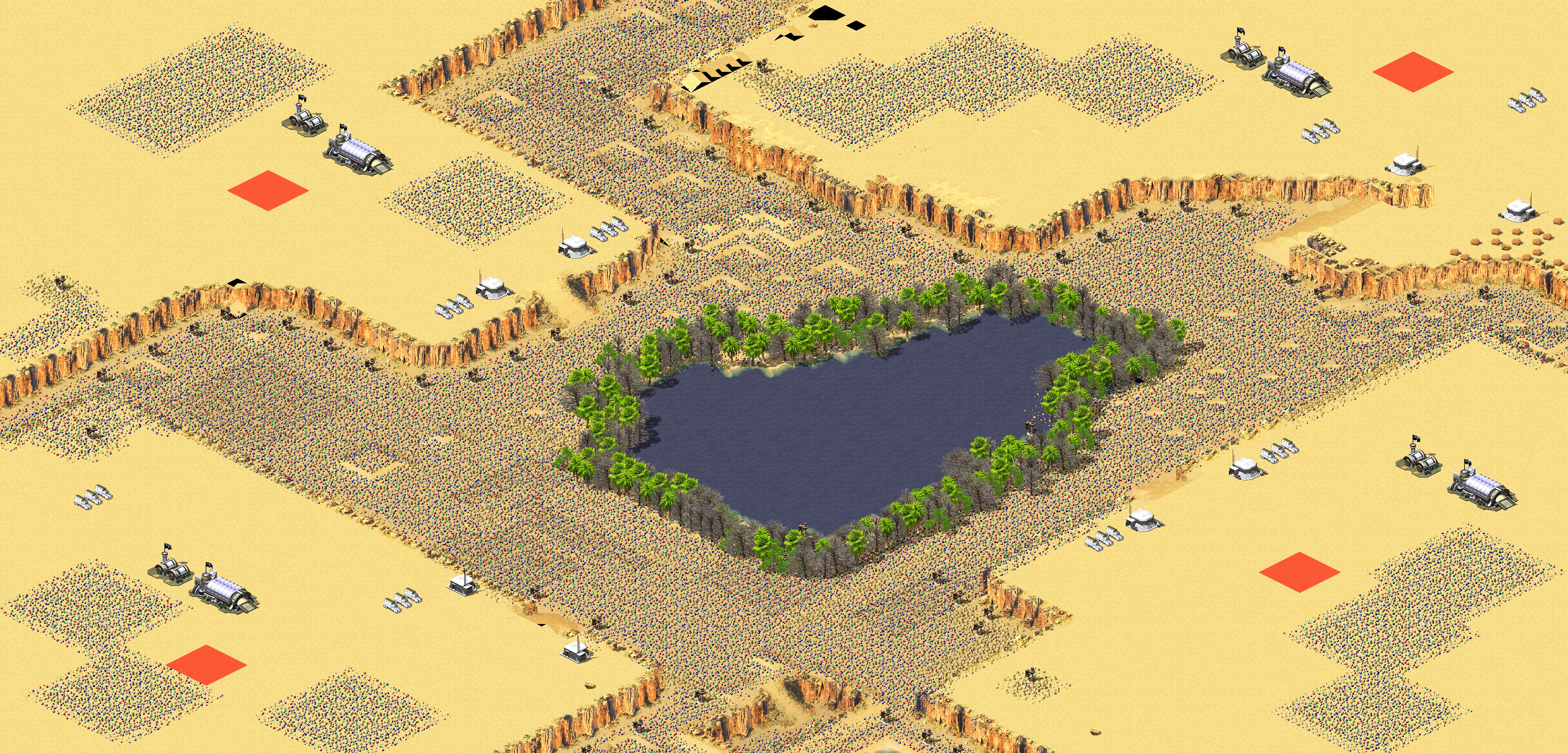 Rendered map: Crate Zone Lake