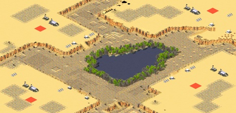 Rendered preview of Crate Zone Lake