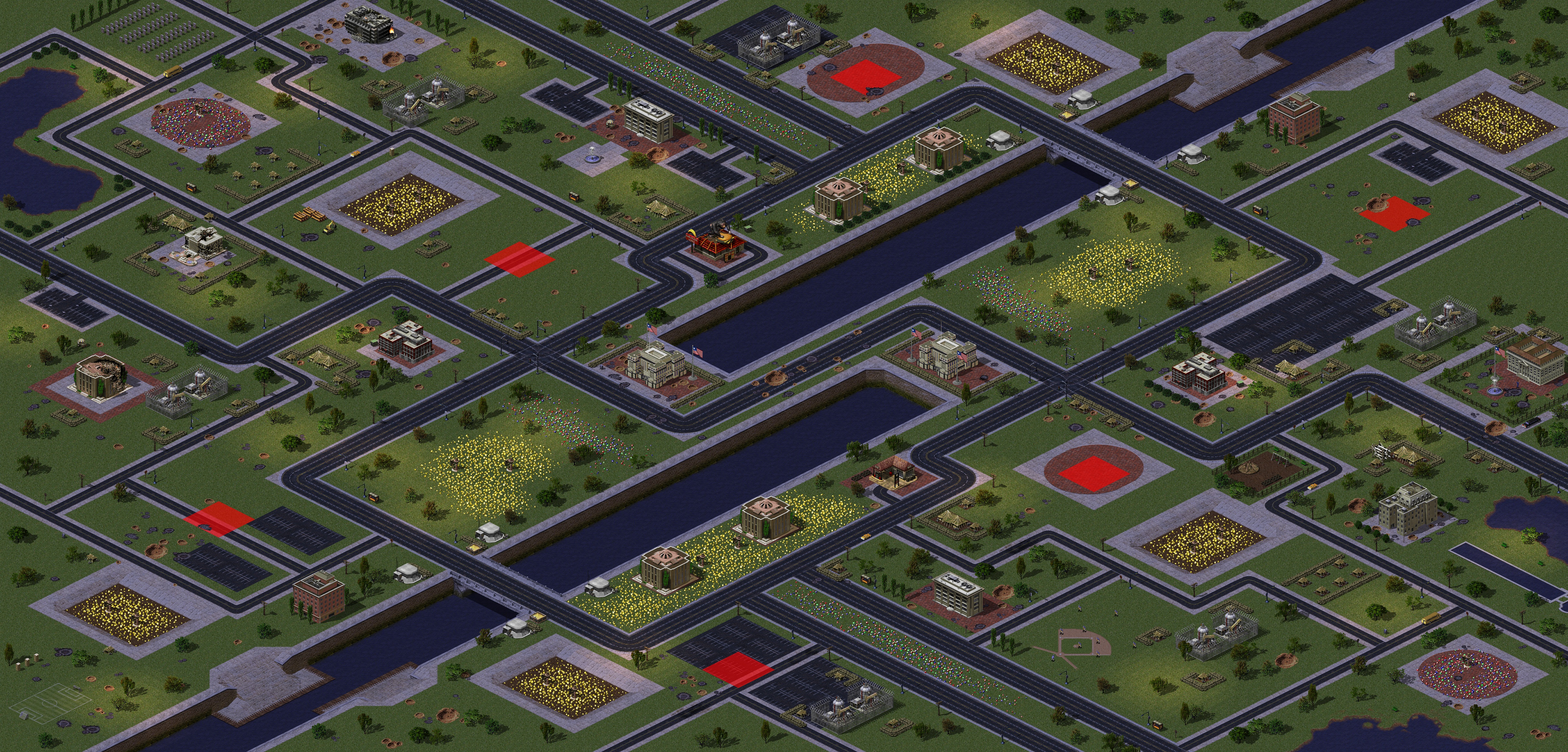 Rendered map: Army of the Potomac