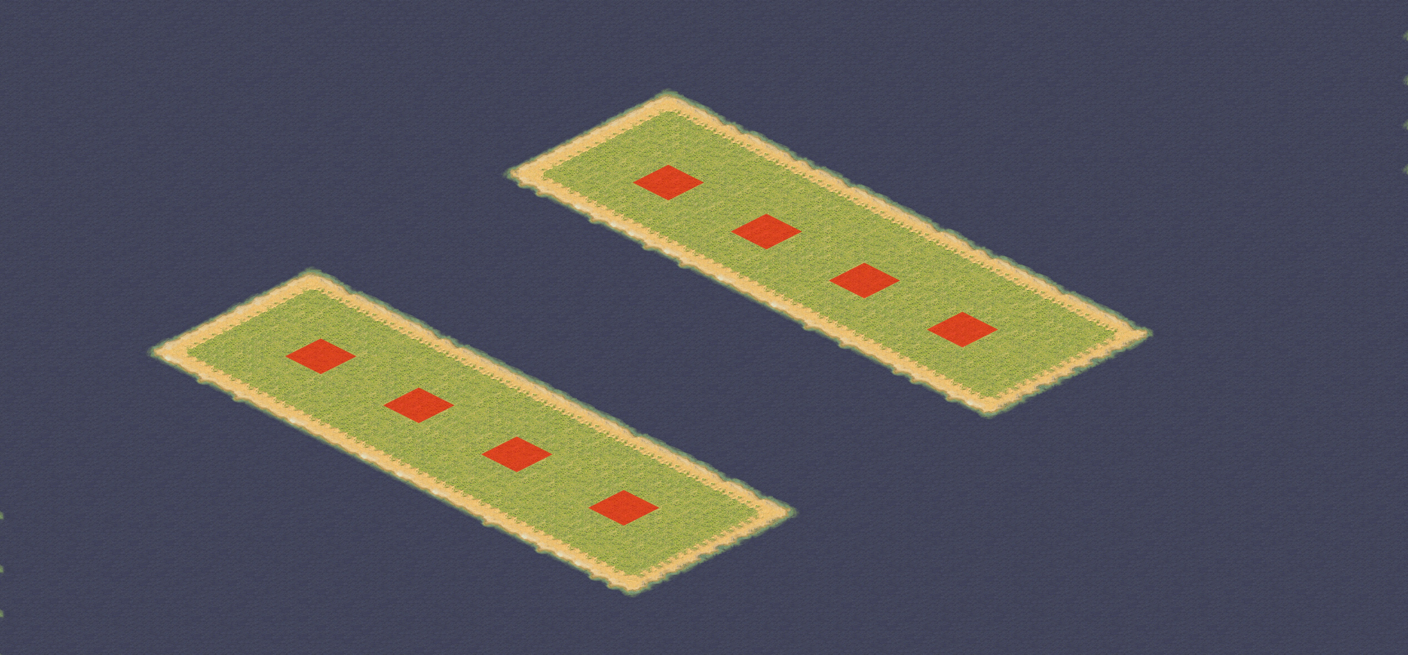 Rendered map: Simple Naval Battle 4v4