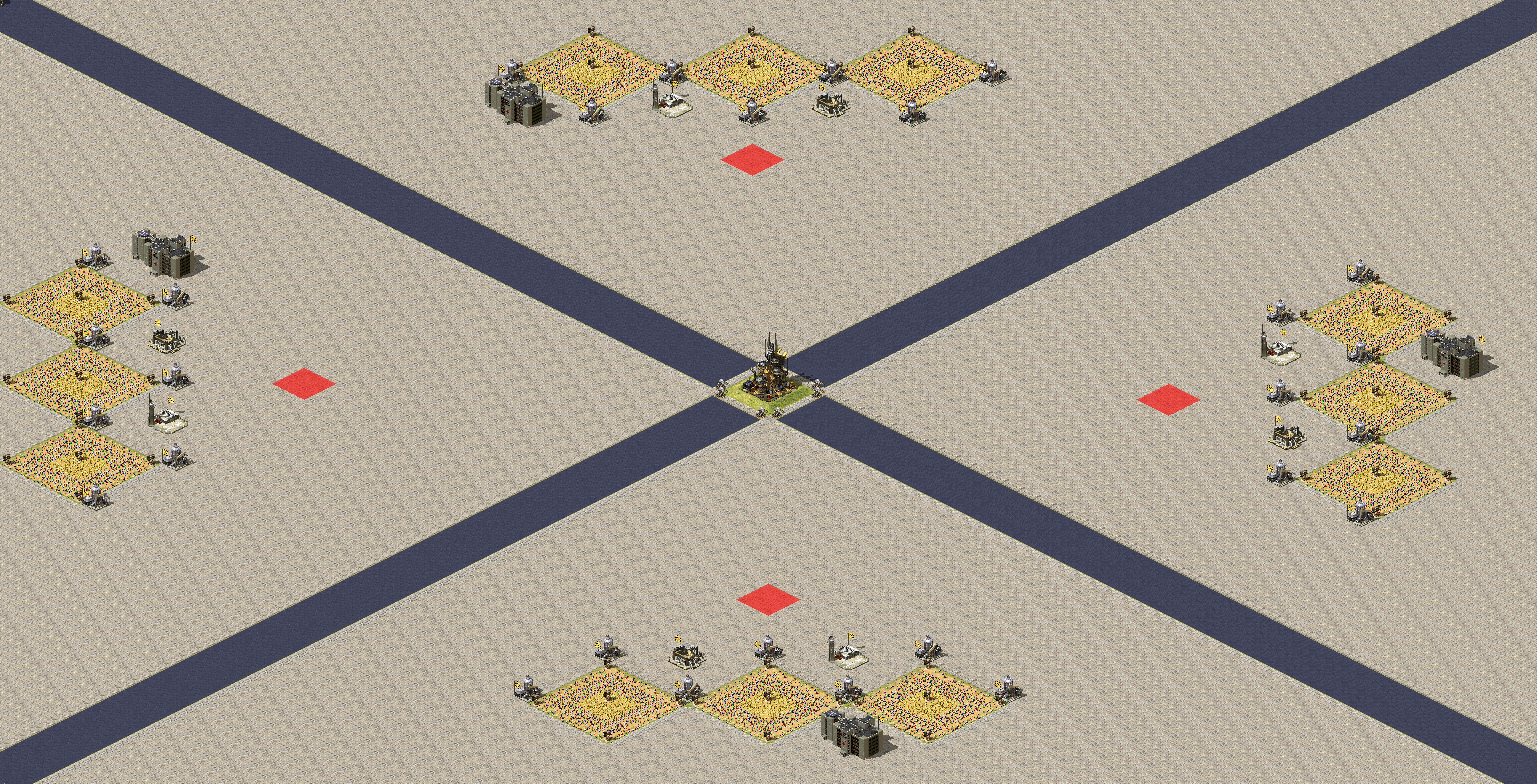 Rendered map: Elite Melee 4-Player