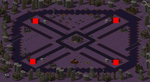 Rendered preview of 4 Player Arena - Port