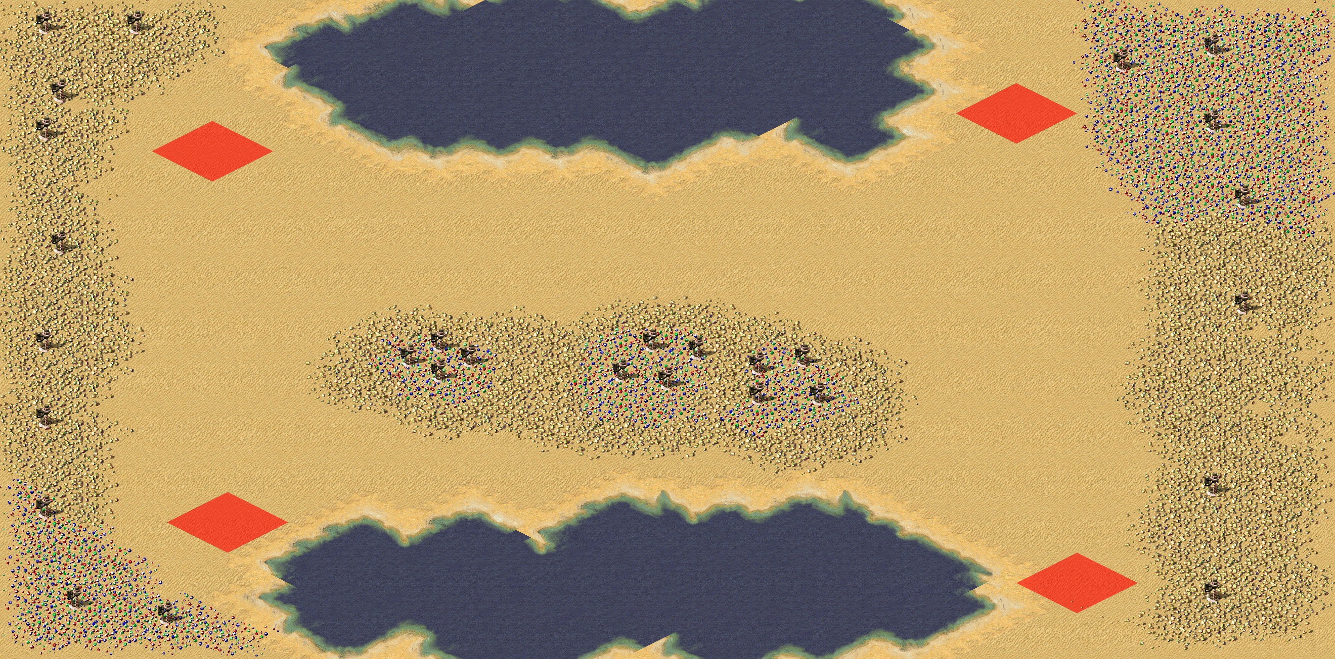 Rendered map: Desert (2v2)
