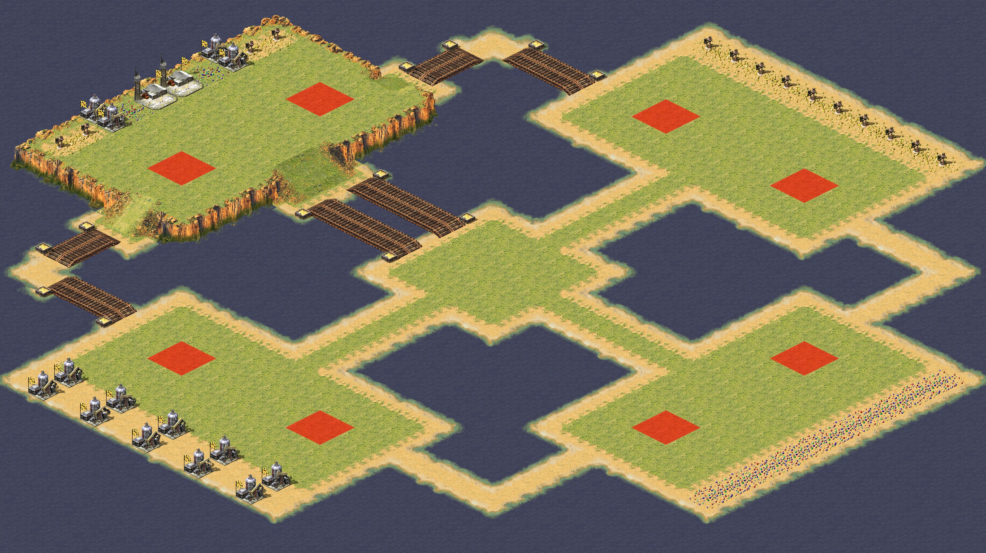 Rendered map: different 2ren xkd
