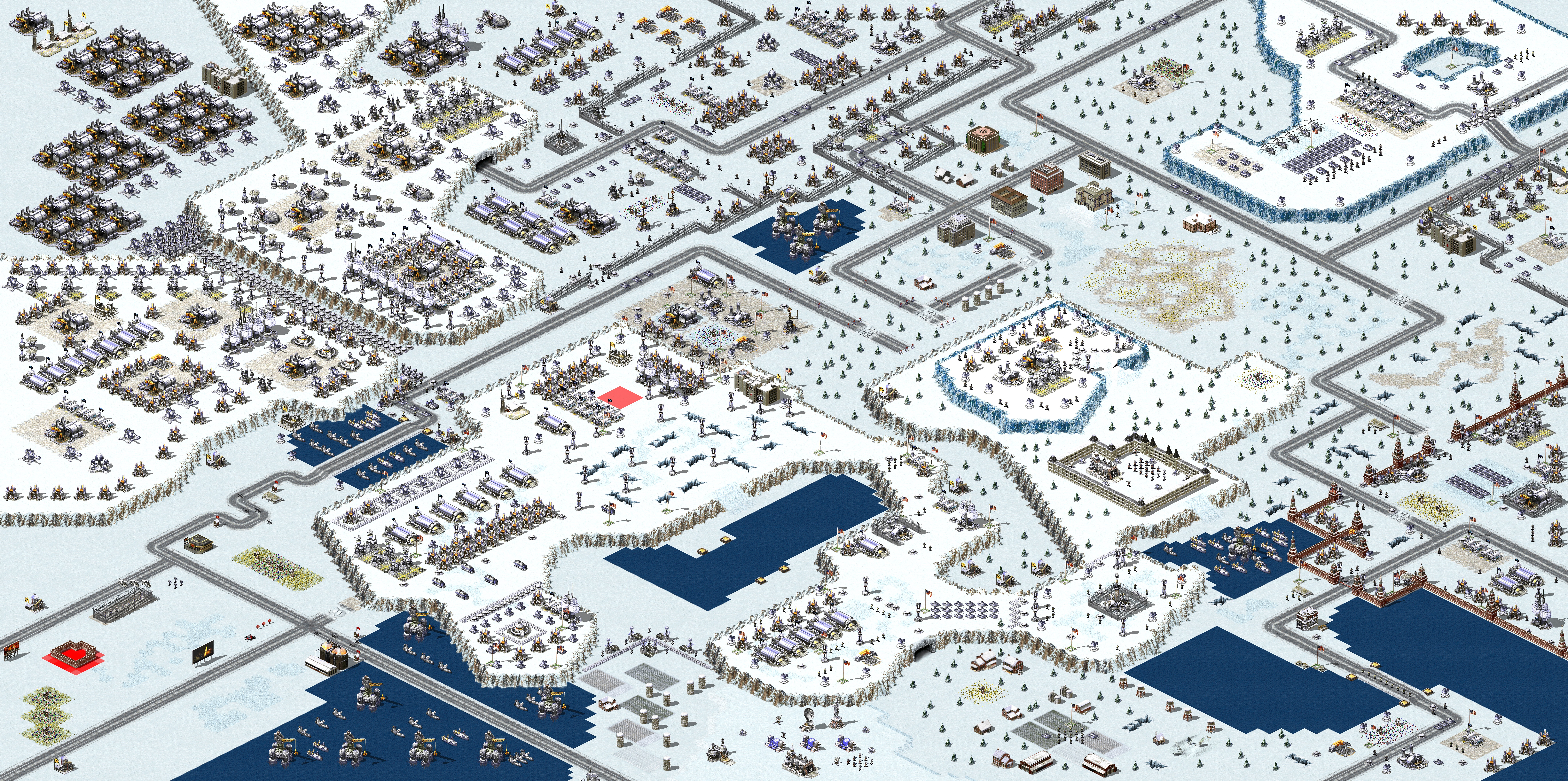 Rendered map: 7v1 Soviet Battle