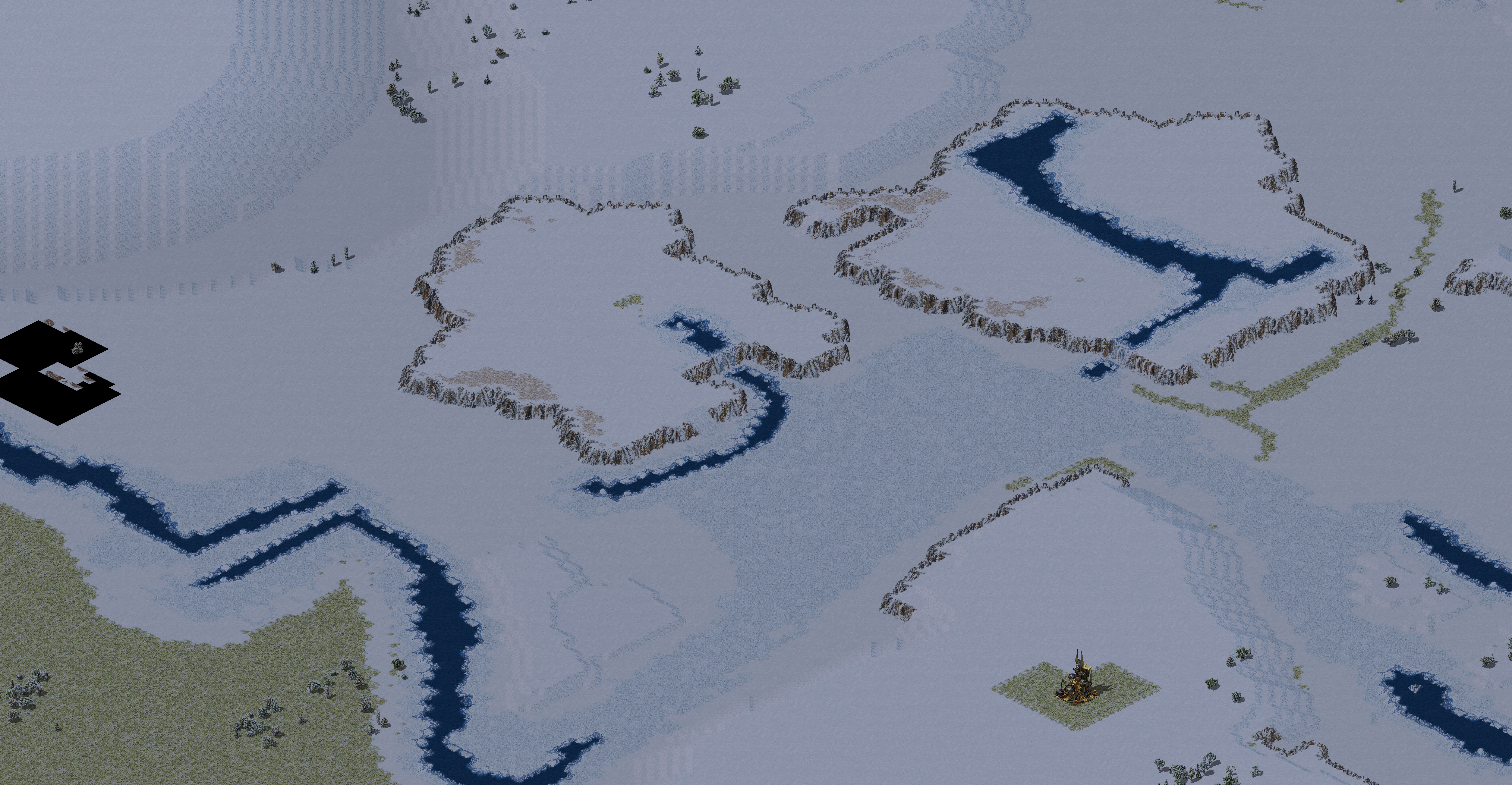 Rendered map: Orc War v1 1v4
