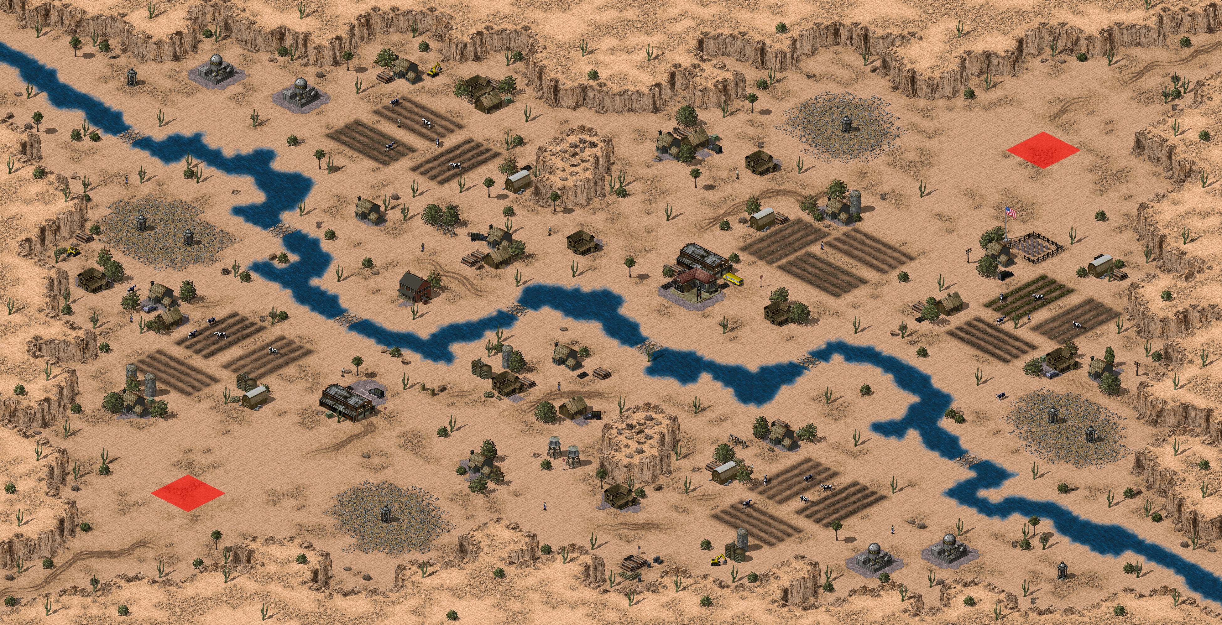 Rendered map: Dustbowl