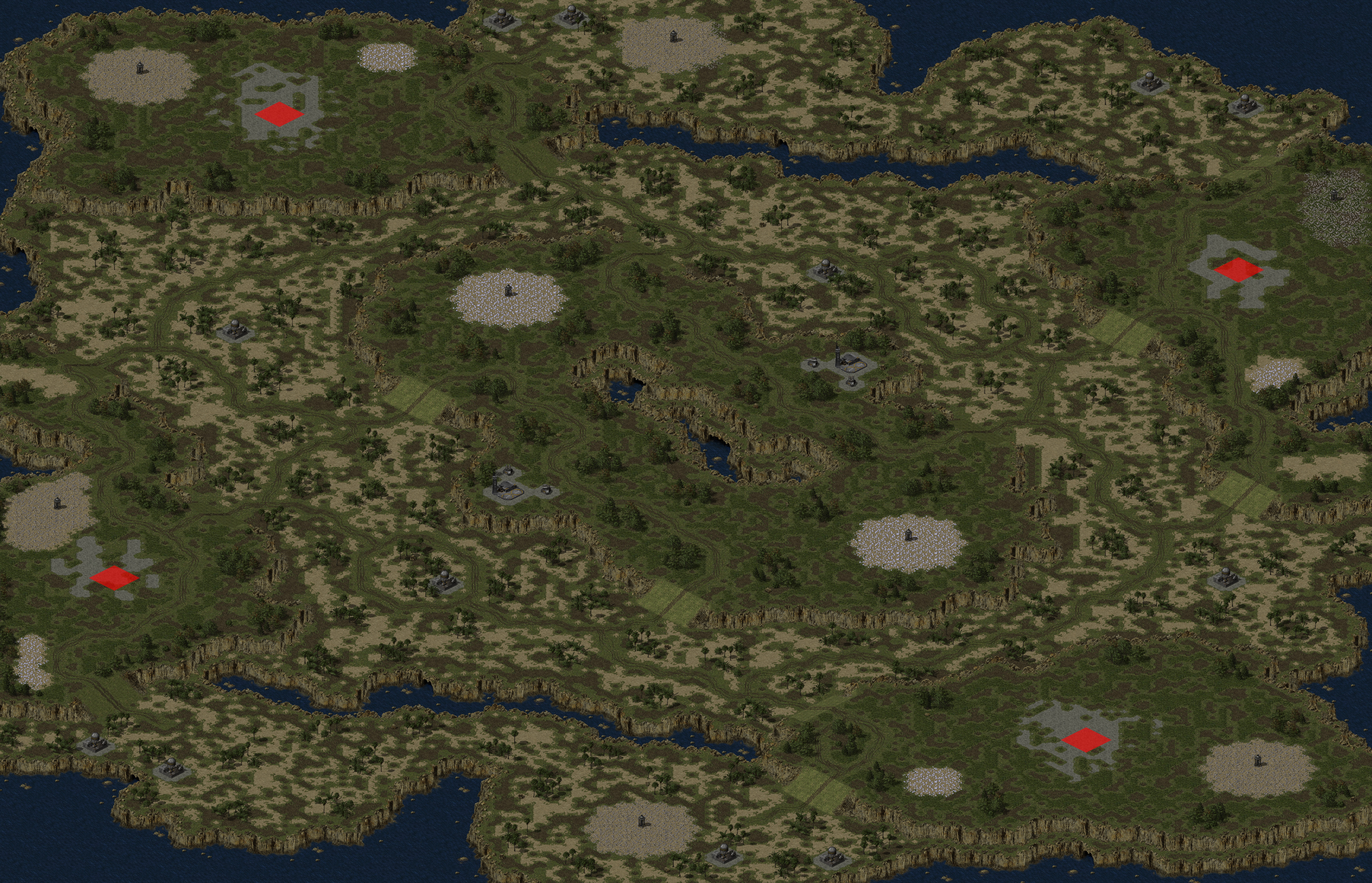 Rendered map: Jungle Basin