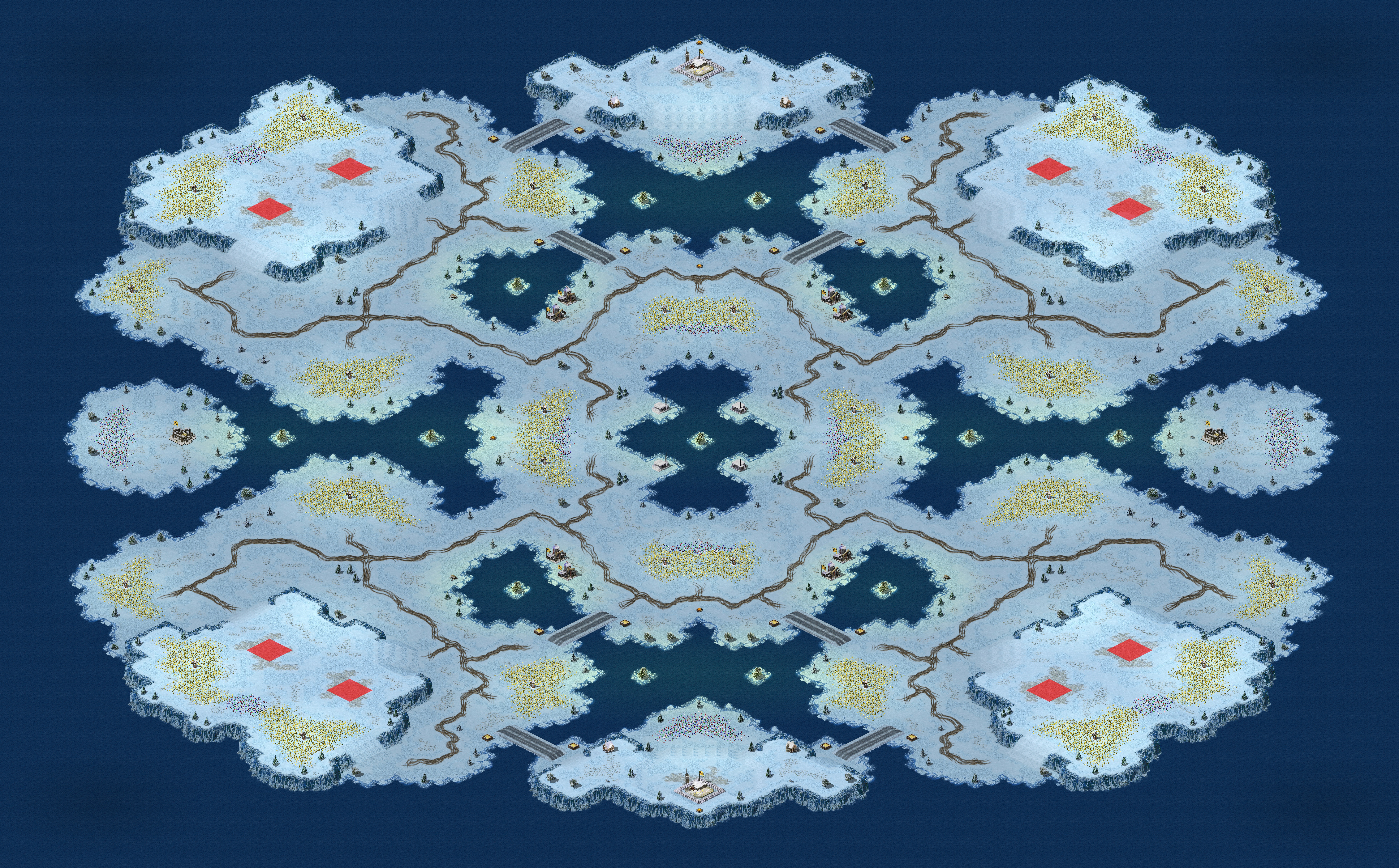 Rendered map: duohua