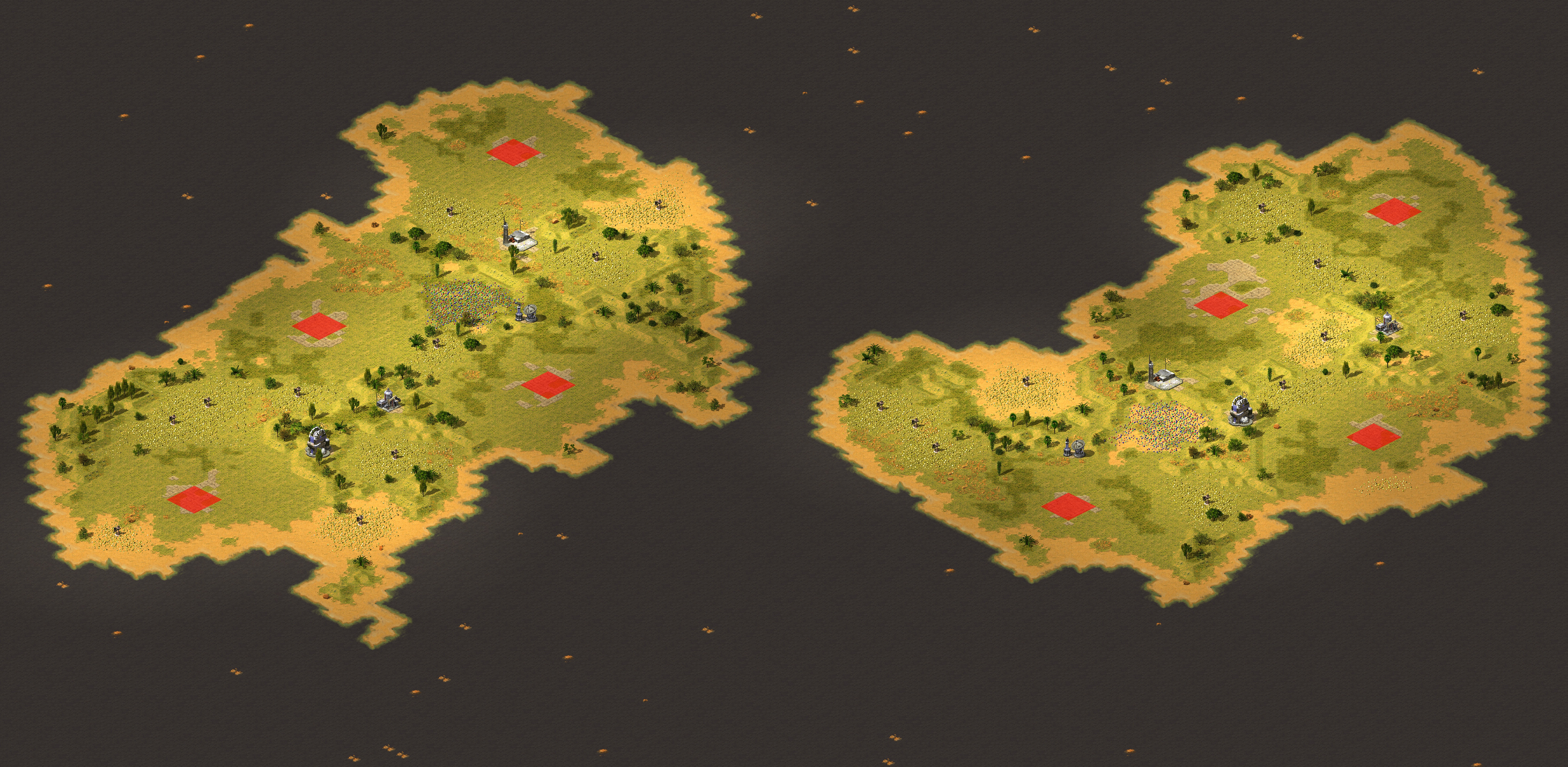 Rendered map: 新周赛-大岛屿群44