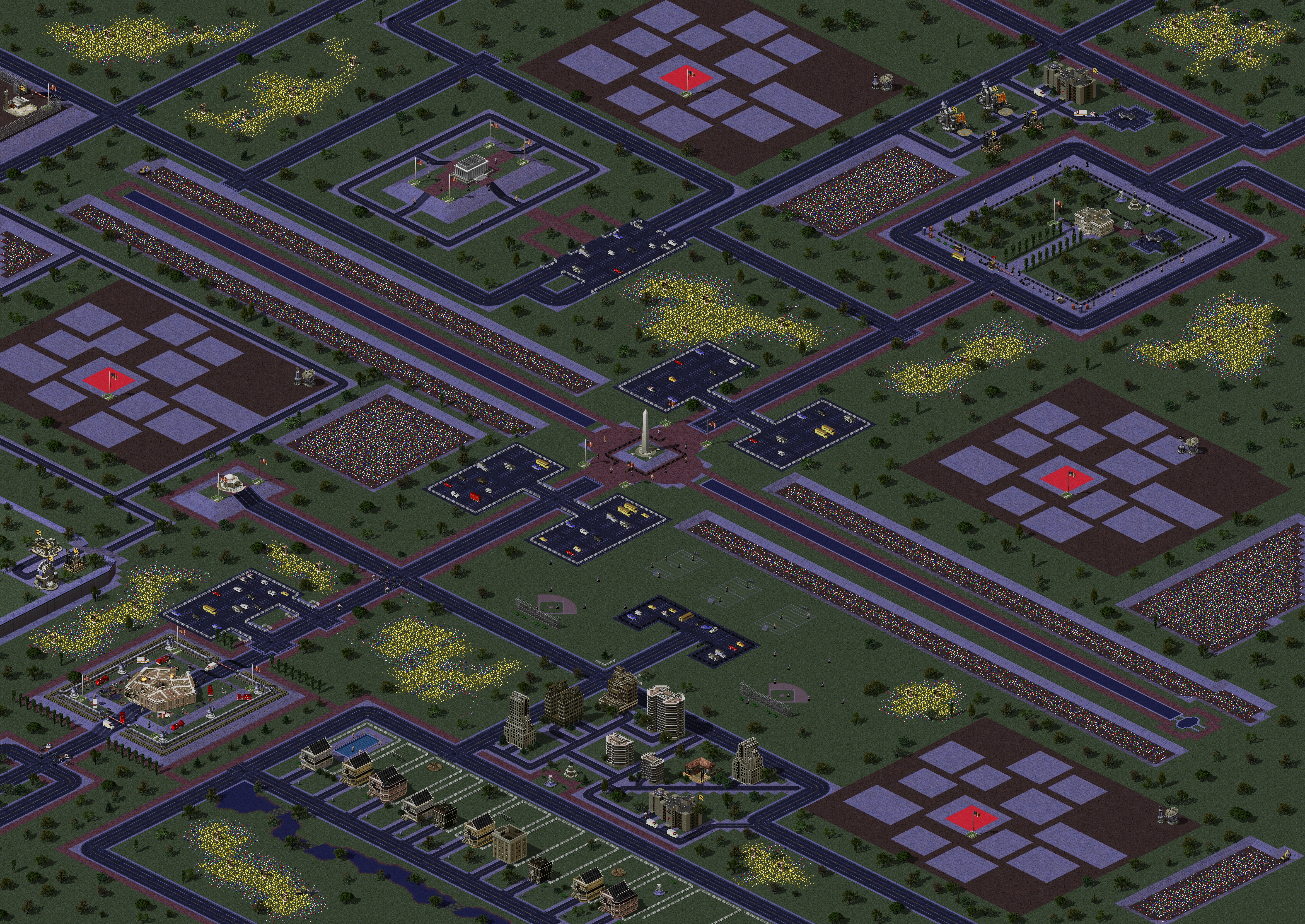 Rendered map: City Skyline