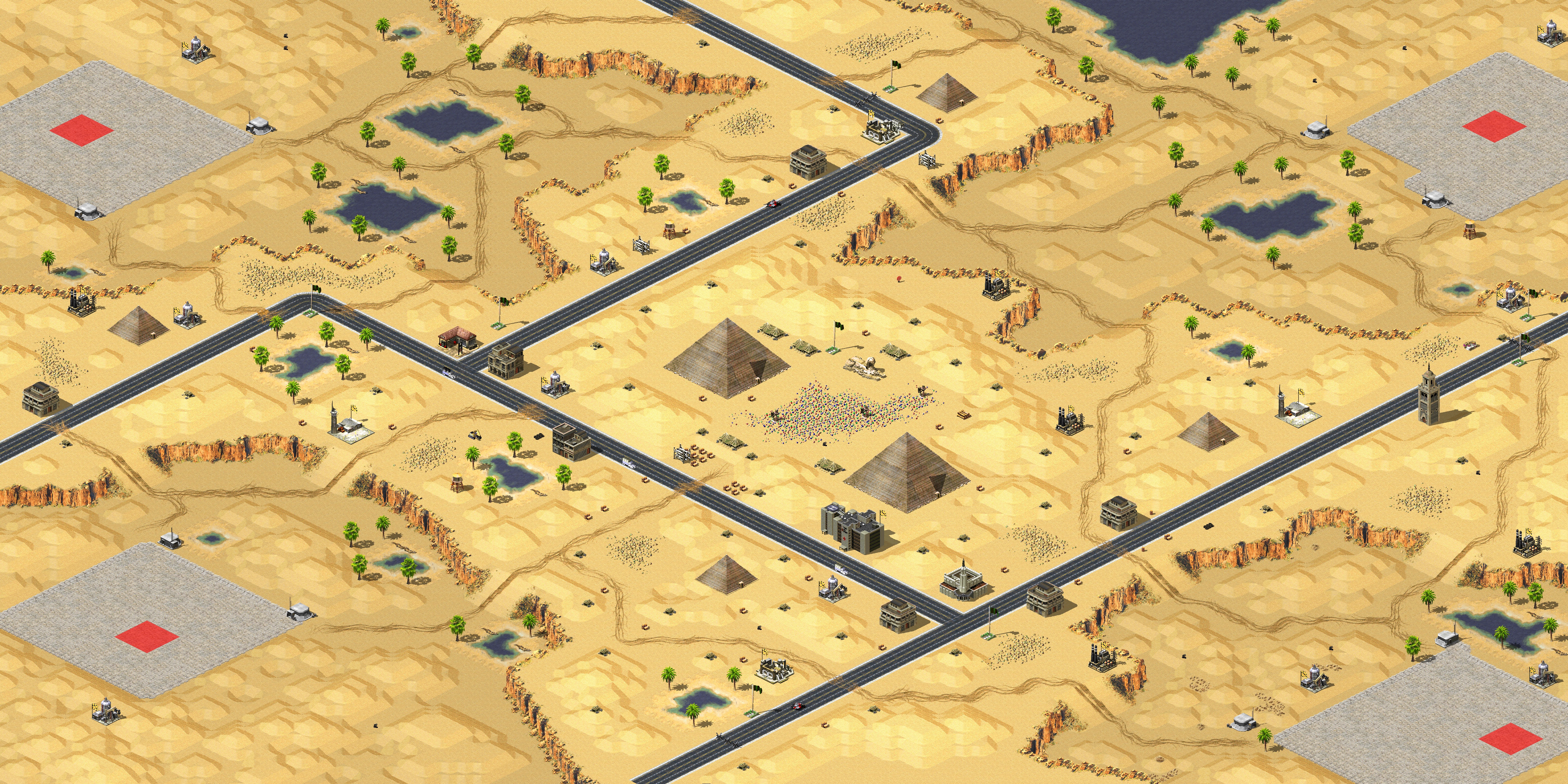 Rendered map: al-Gadida, Egypt