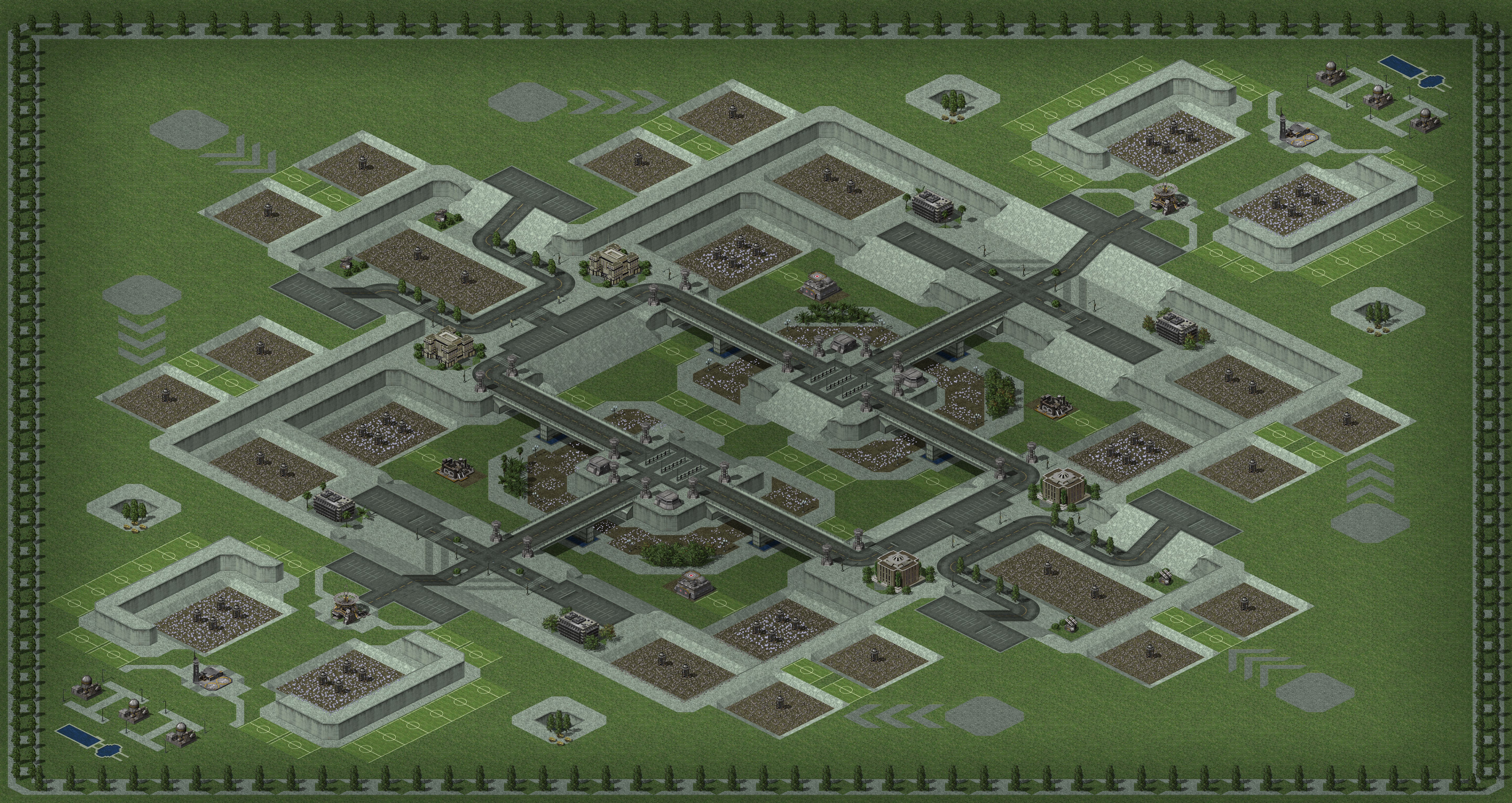 Rendered map: Unreal Arena
