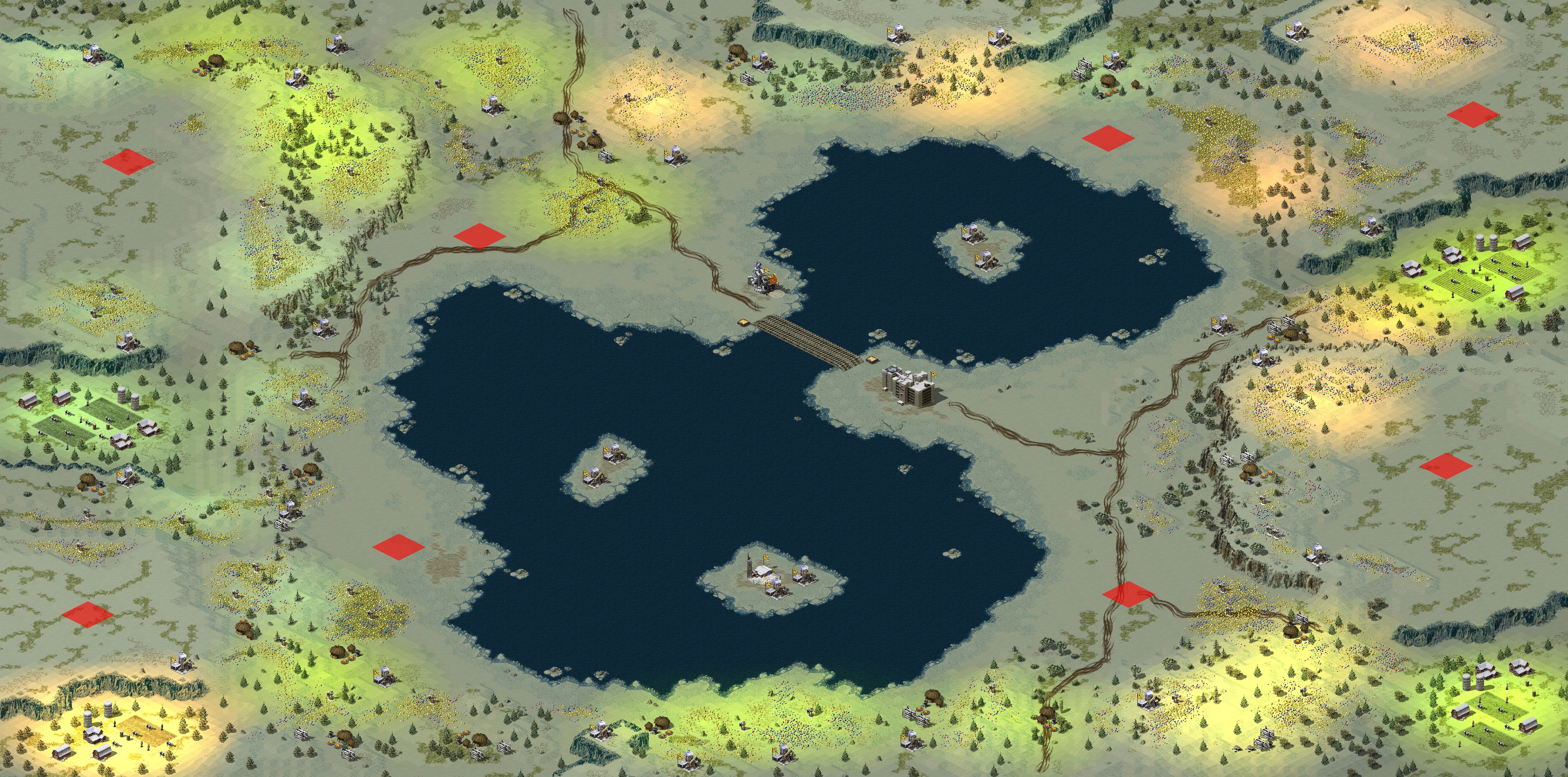 Rendered map: Snow Massif
