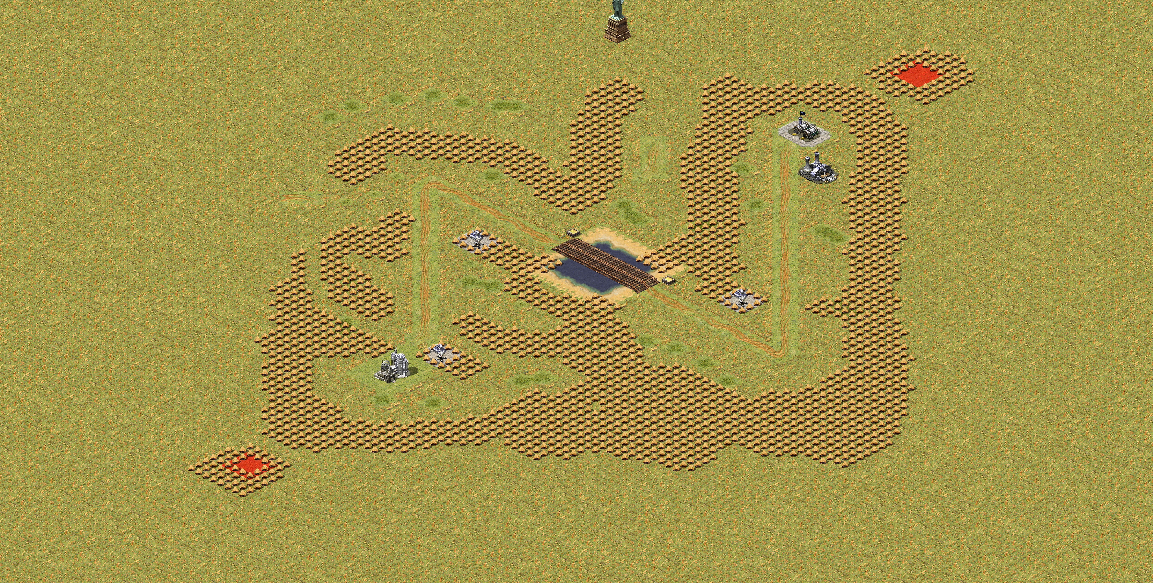 Rendered map: Snarks mini puzzle #1 Legionnaire Attack