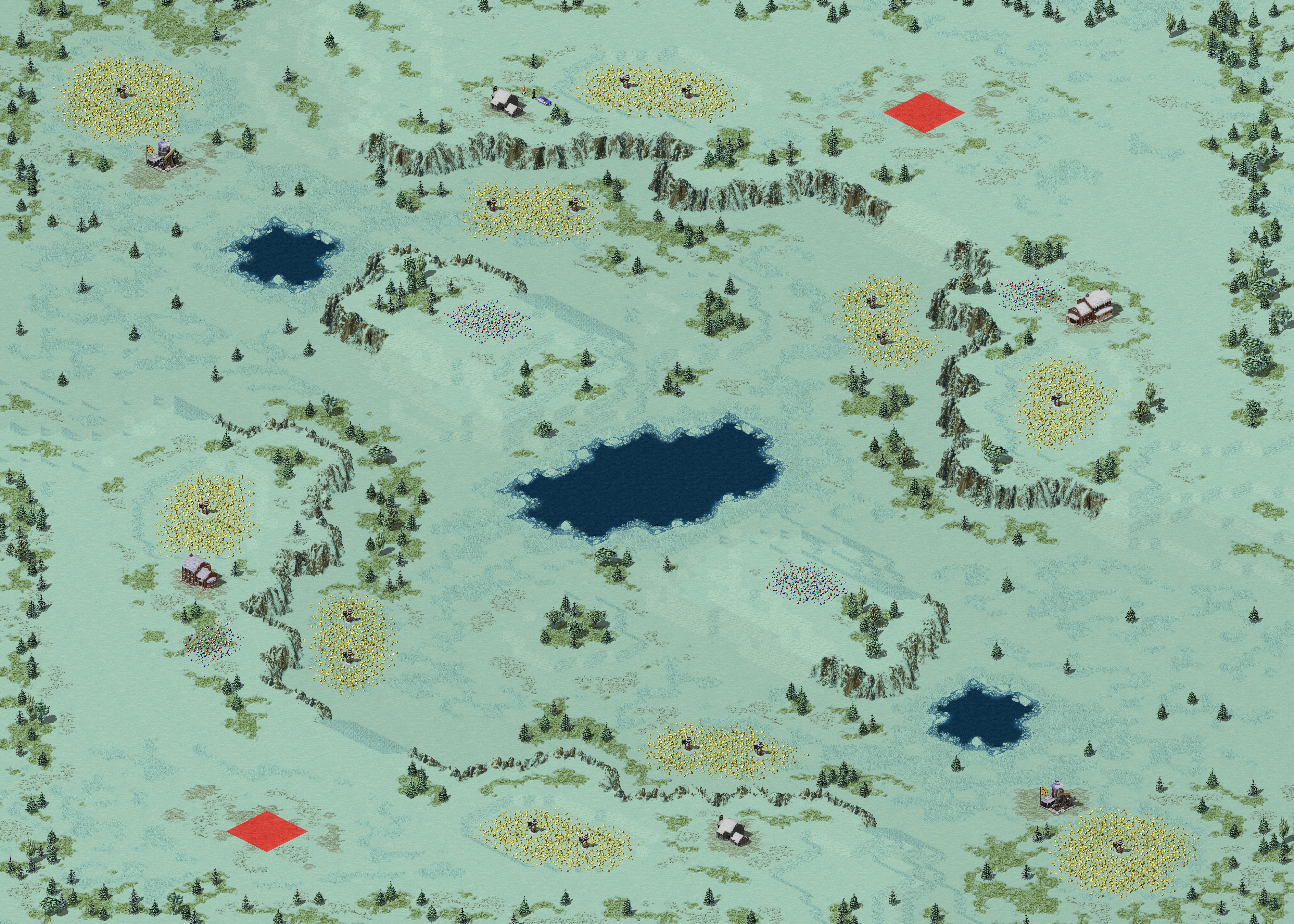 Rendered map: Winter Is Coming