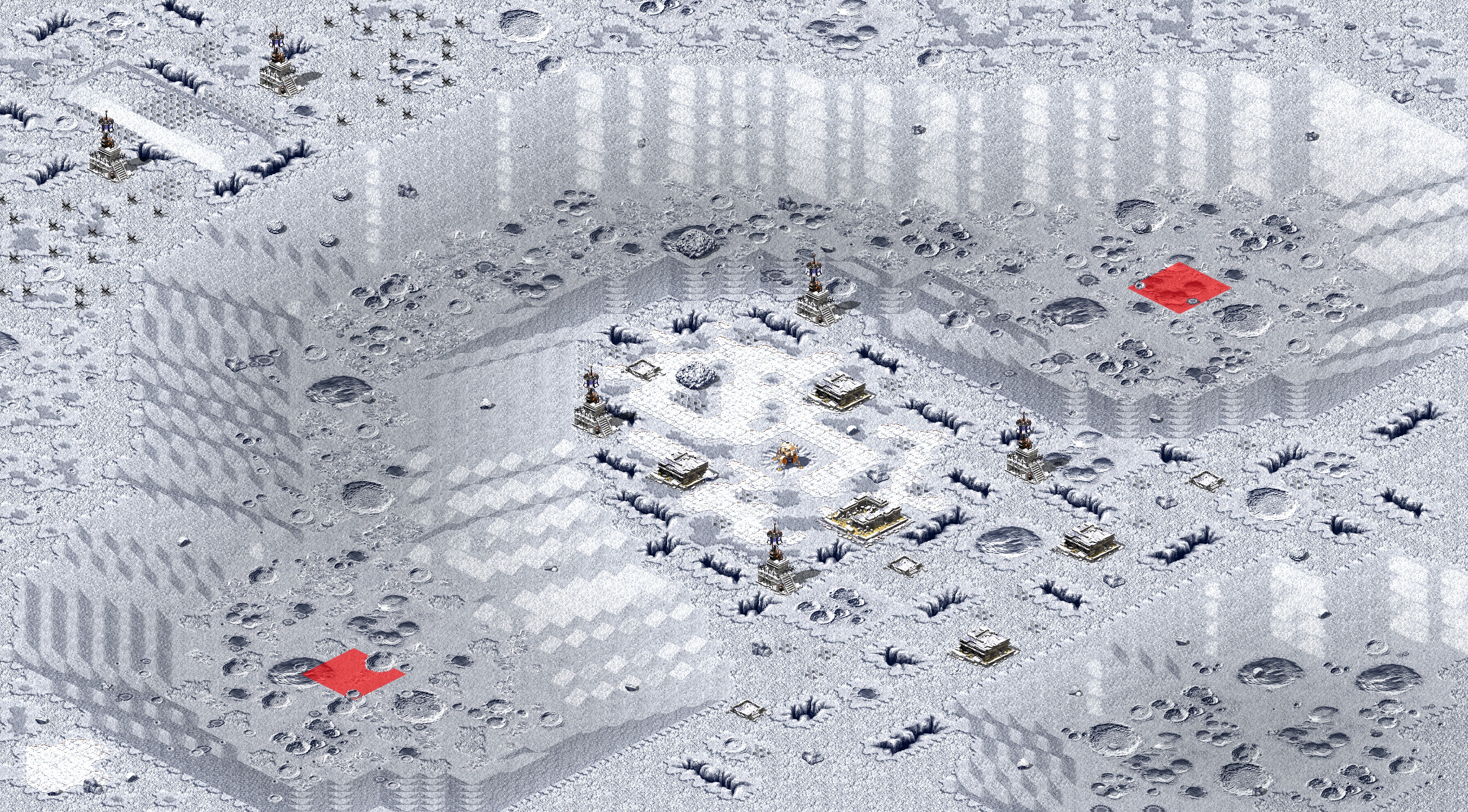 Rendered map: Lunar War Crater