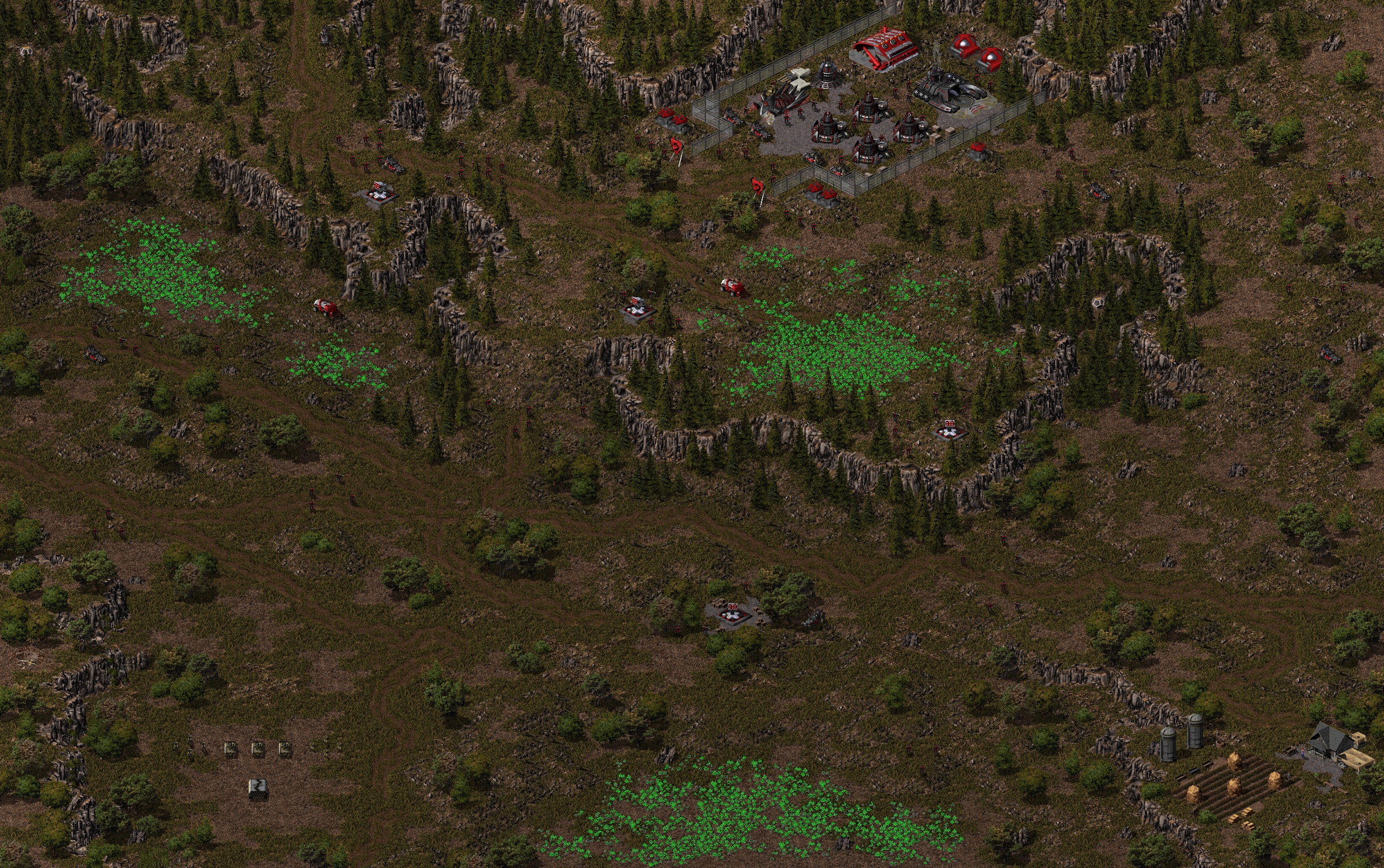 Rendered map: GDI Mission 02: Destroy the SAM Sites