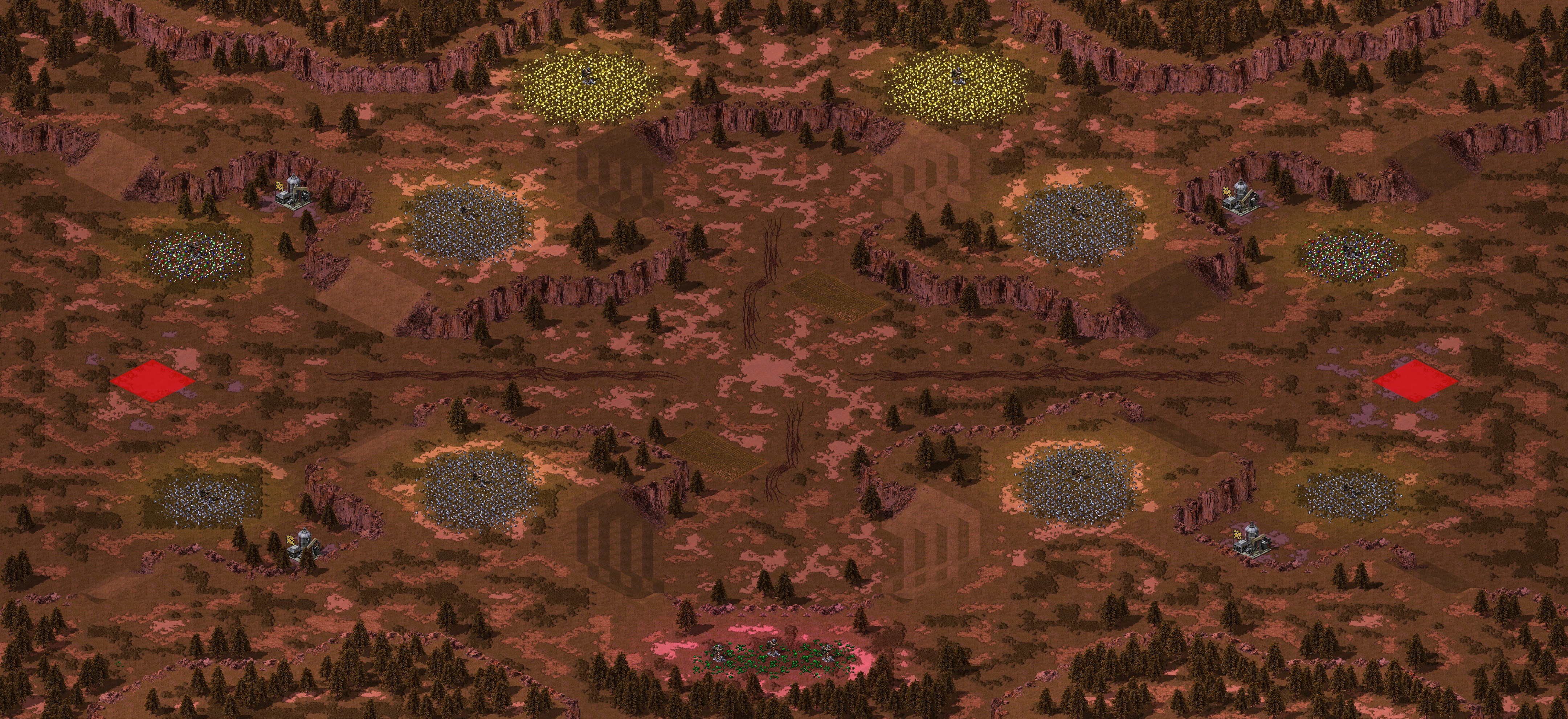 Rendered map: Pinchpoints