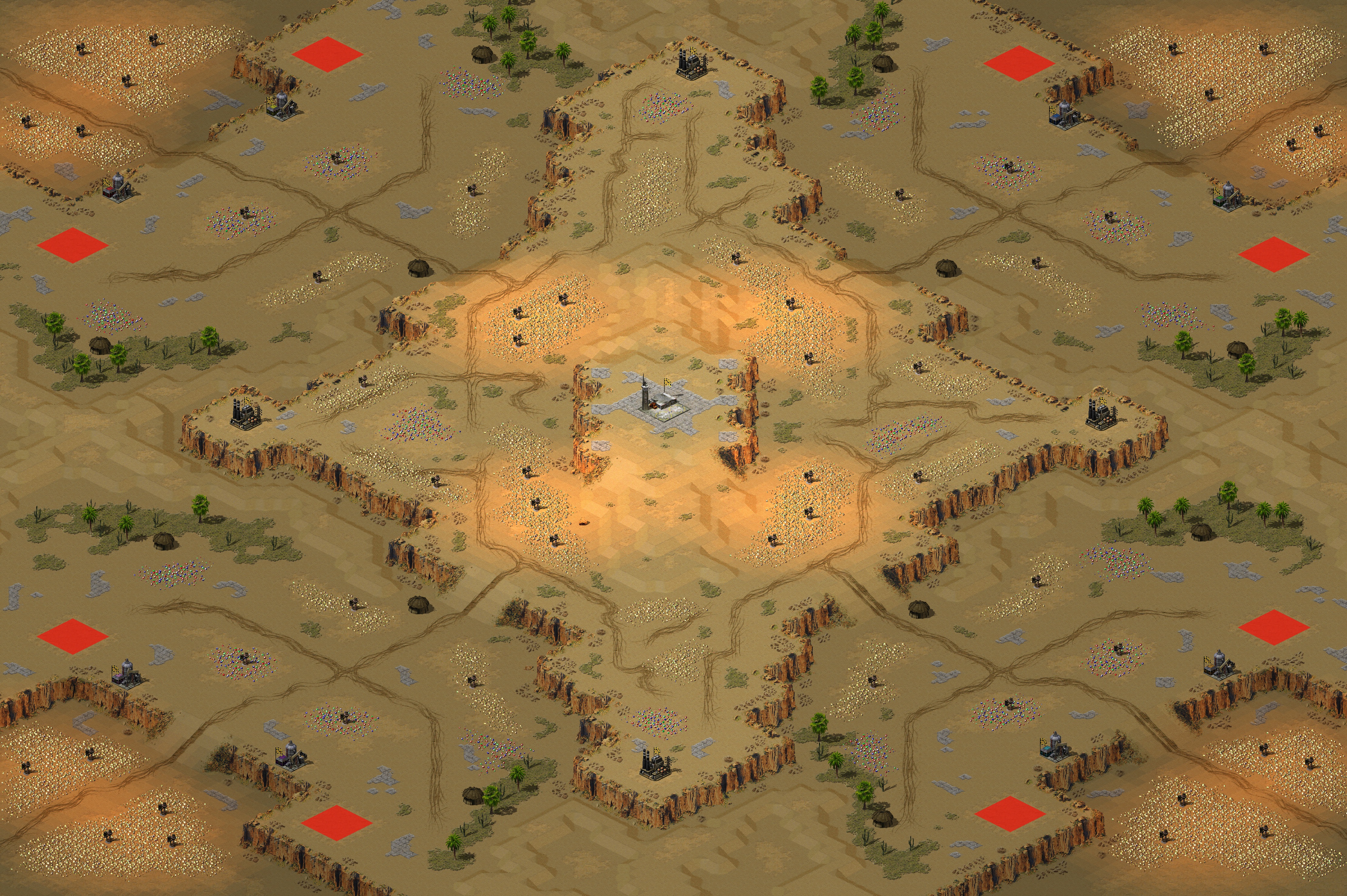 Rendered map: Strip Mine v1.1