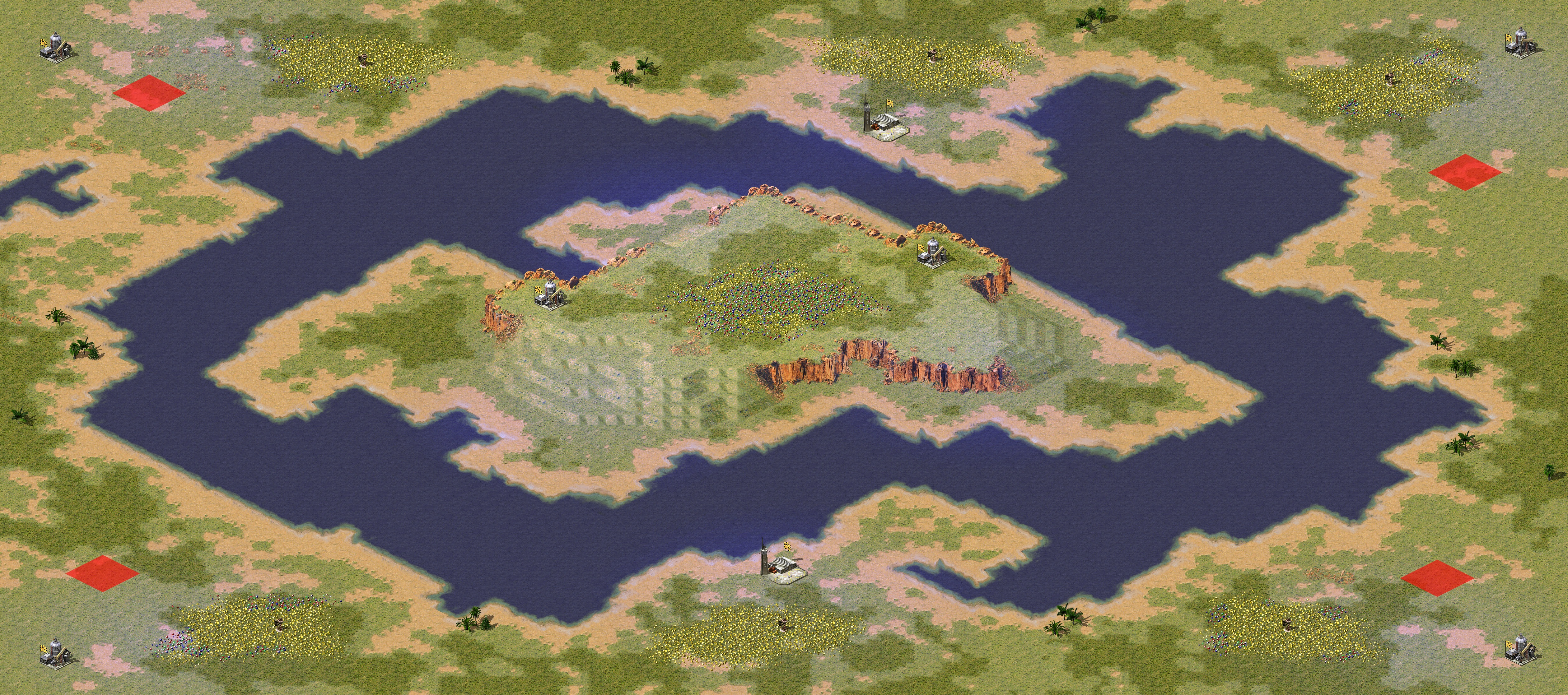 Rendered map: Treasure Island