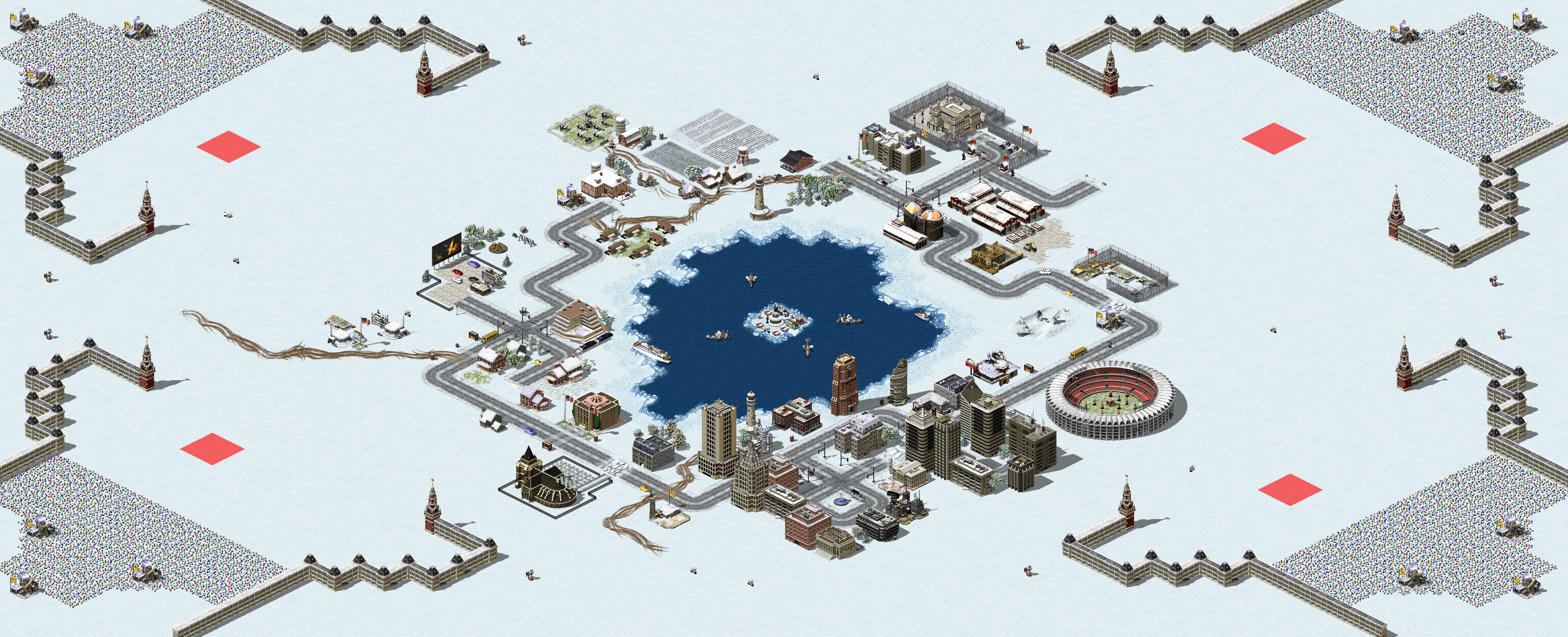 Rendered map: The Pond ( By Hitm@n)