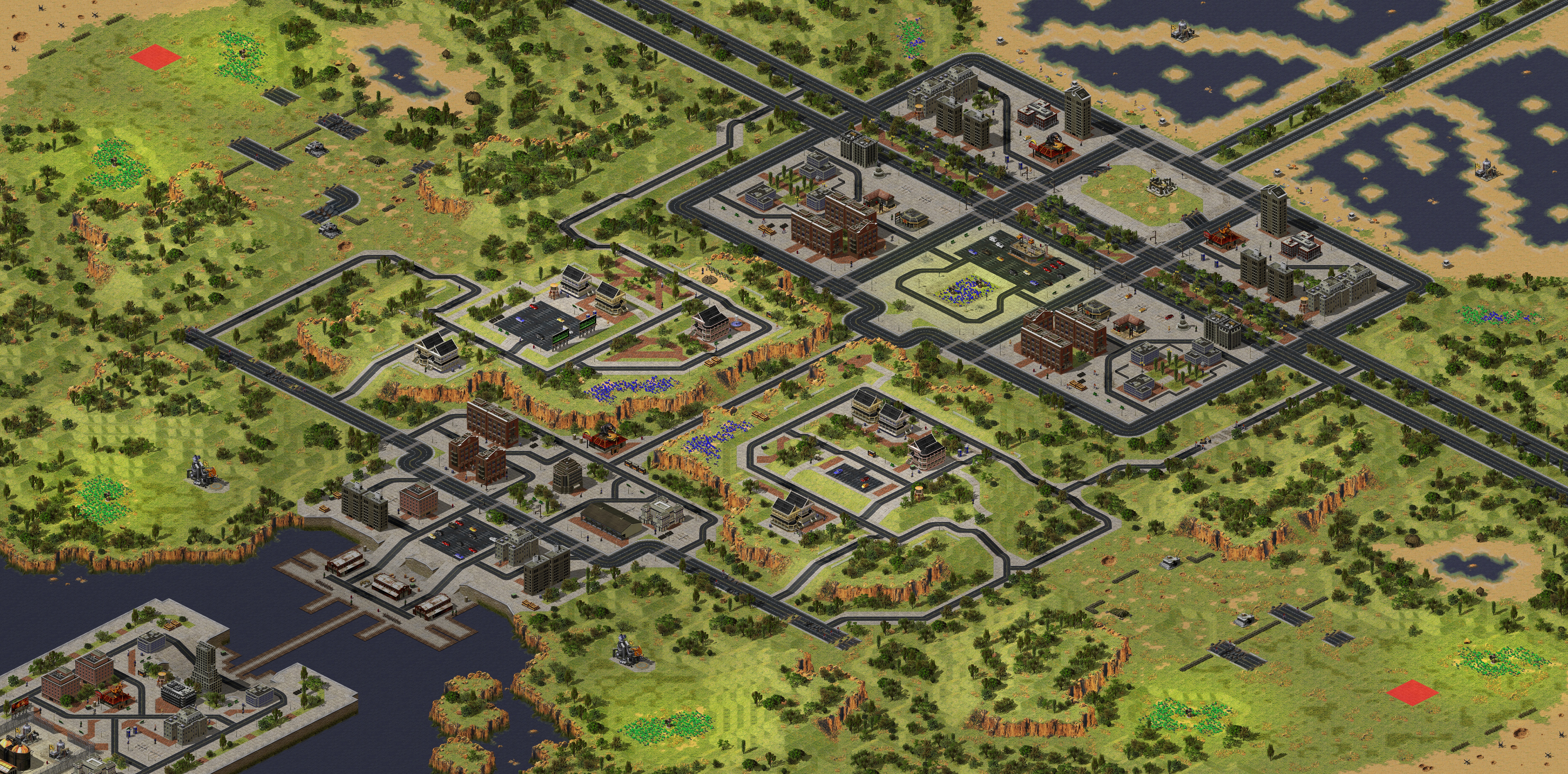 Rendered map: Paradise Battle