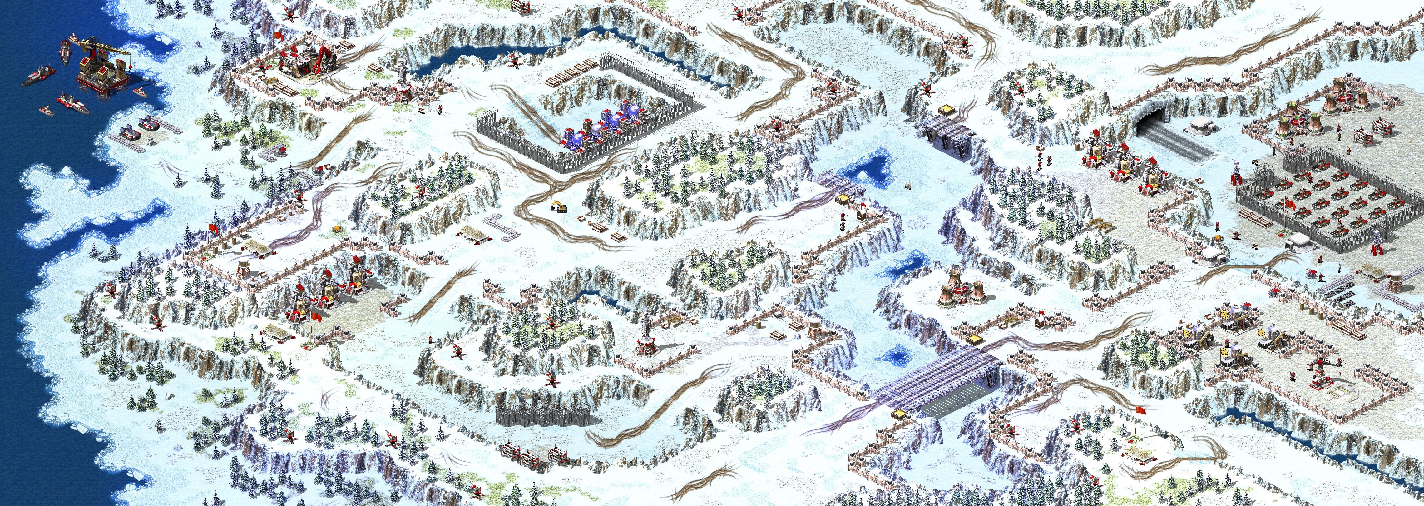Rendered map: in cold storage