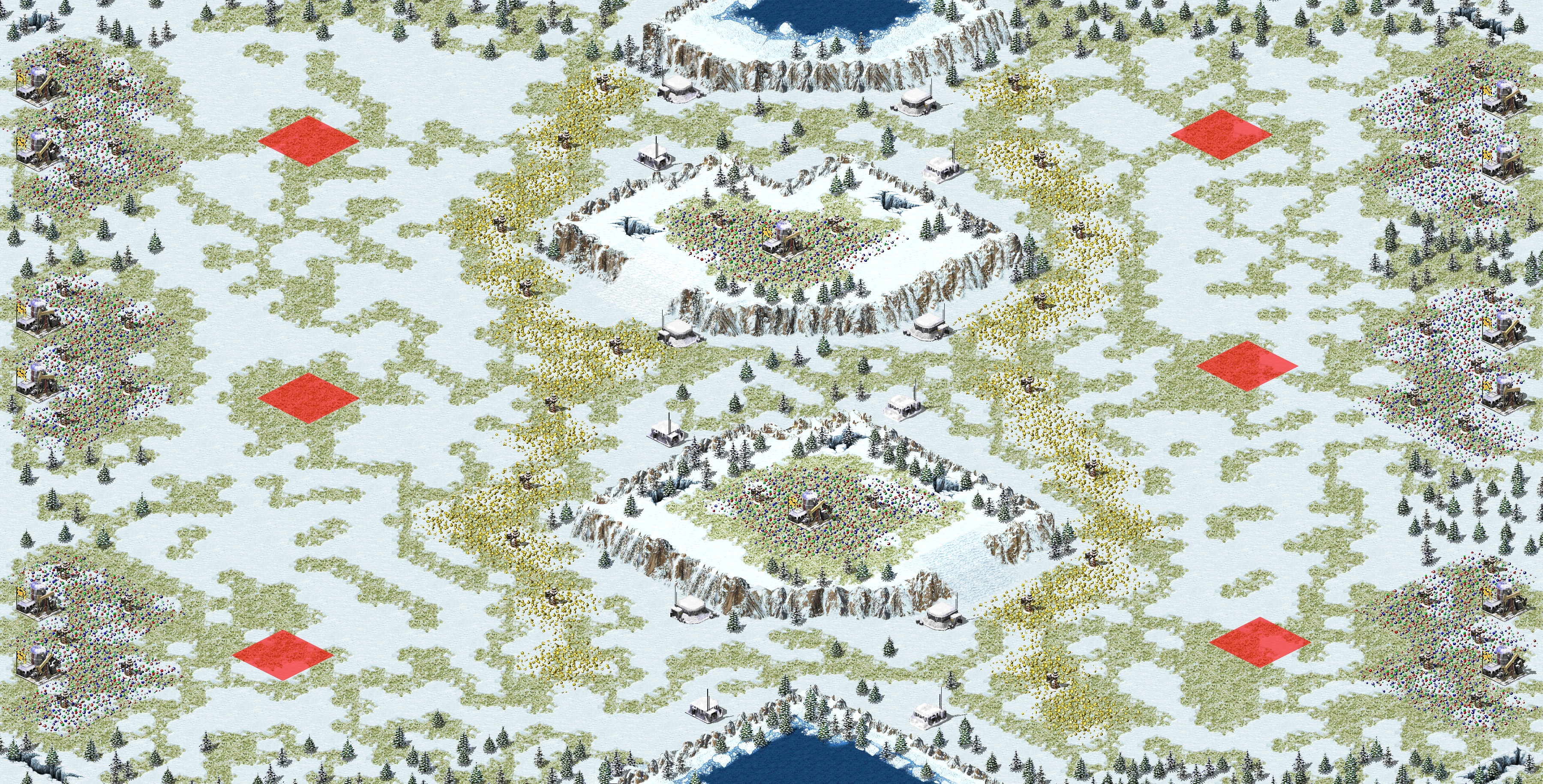 Rendered map: Tour of Alaska (wthigon)
