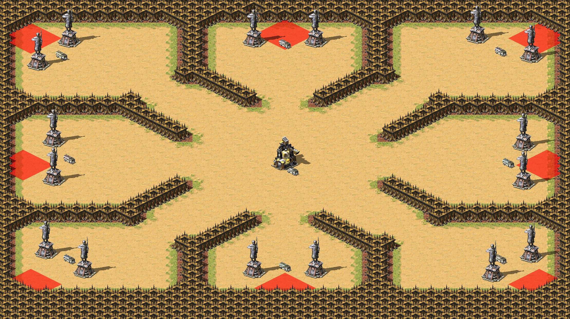 Rendered map: Casual Infantry War