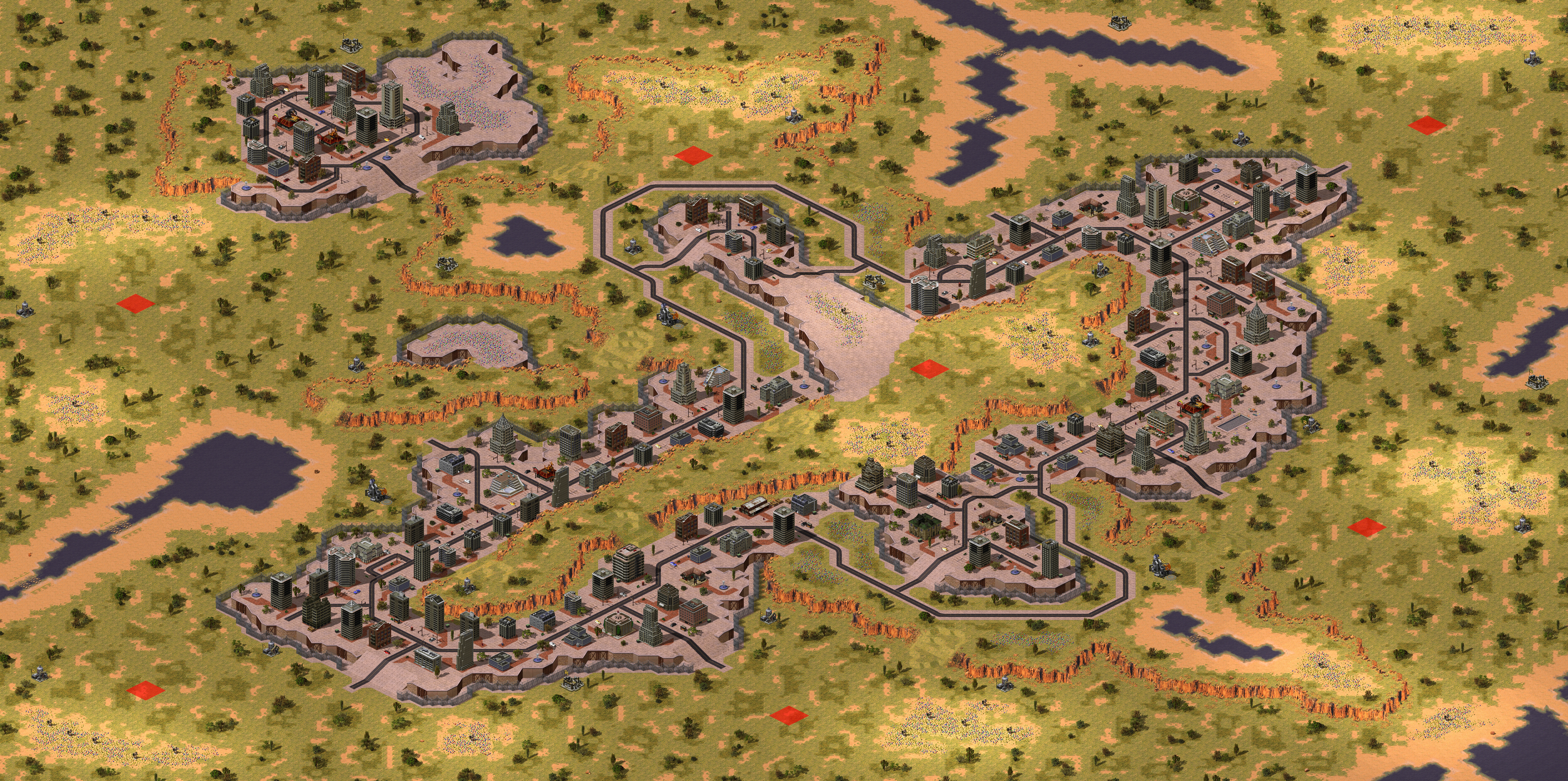Rendered map: Metropolis Height