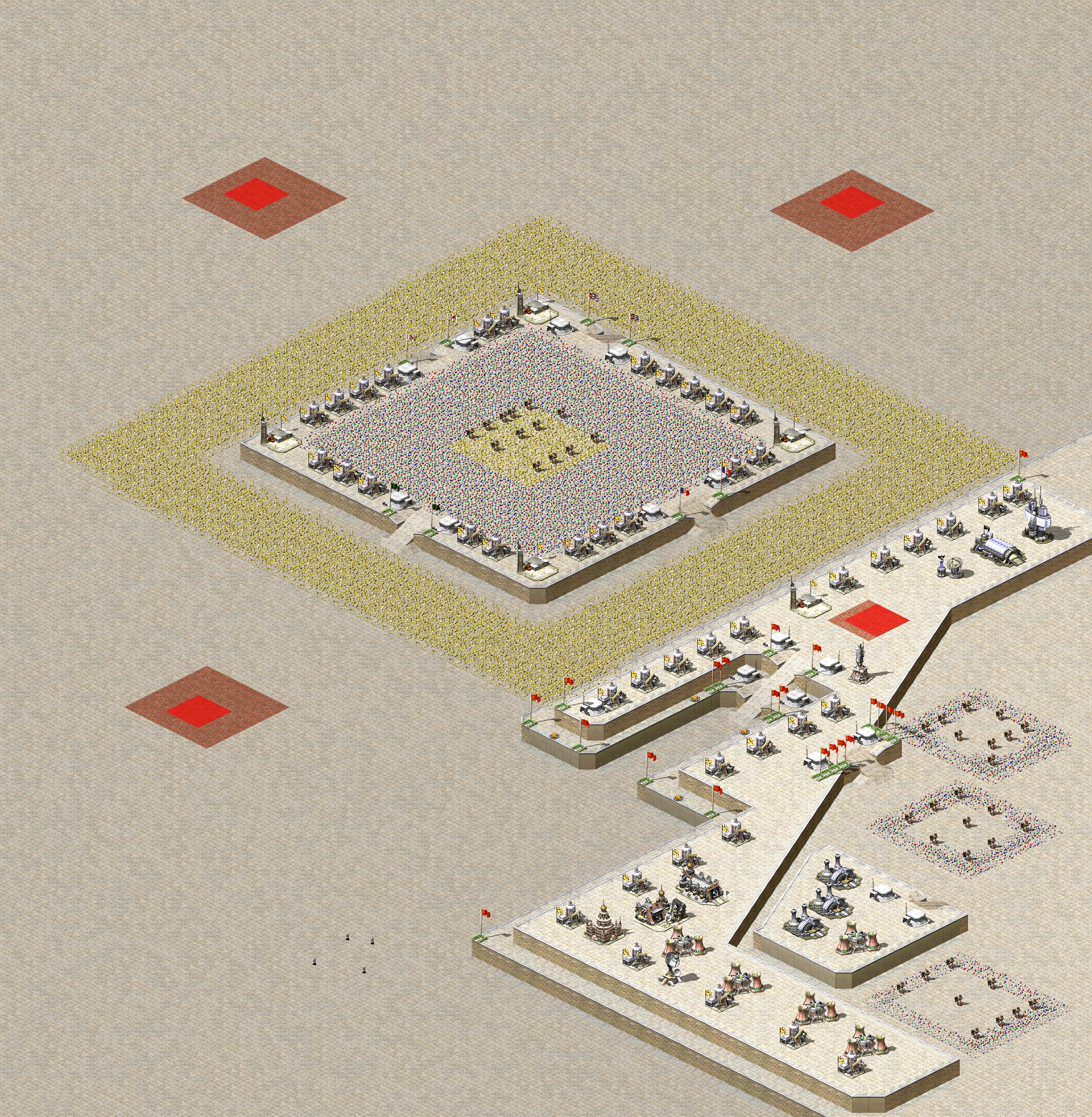 Rendered map: Rich Ore vs Oil Field