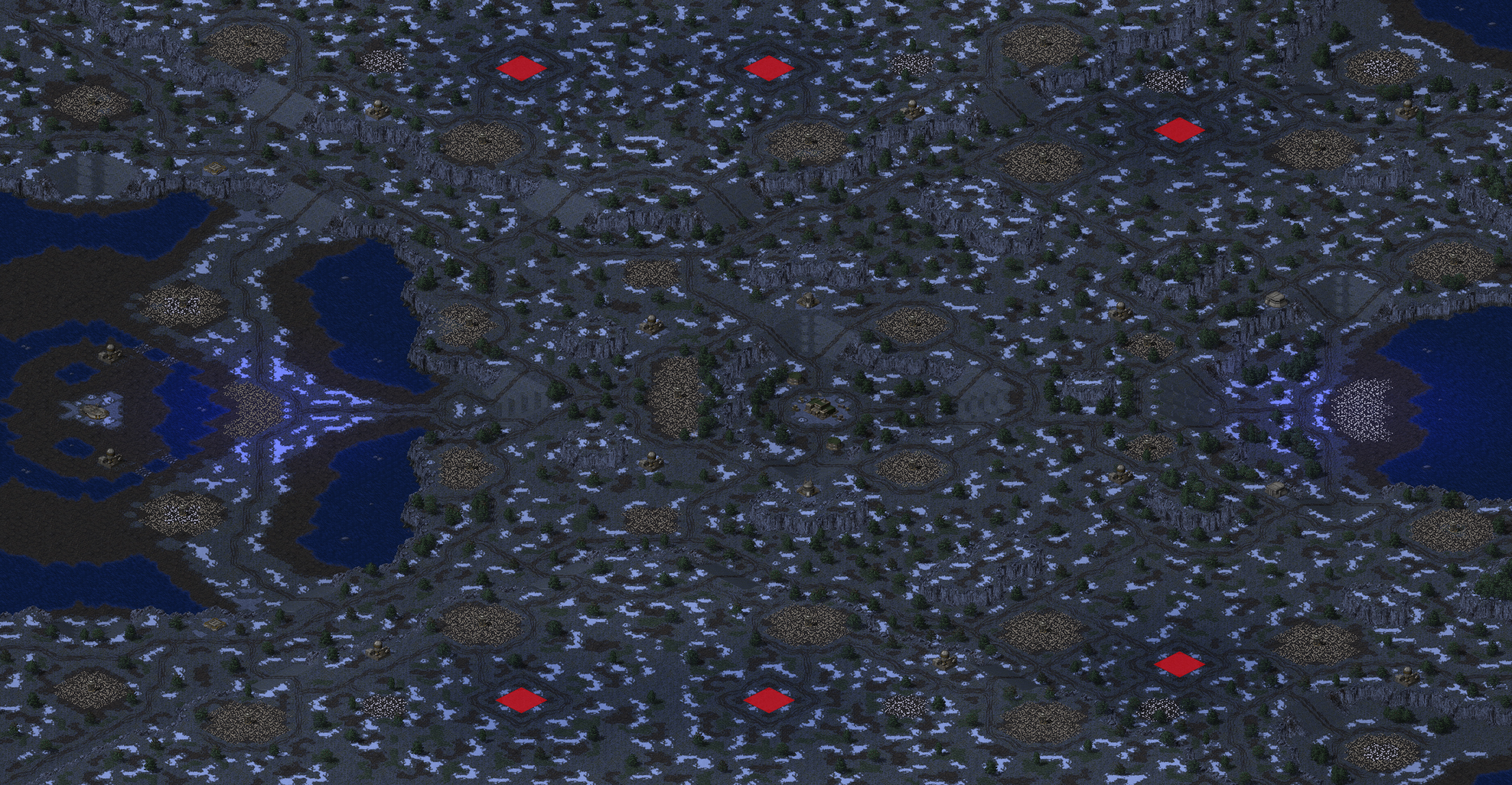 Rendered map: Blizzard Peaks