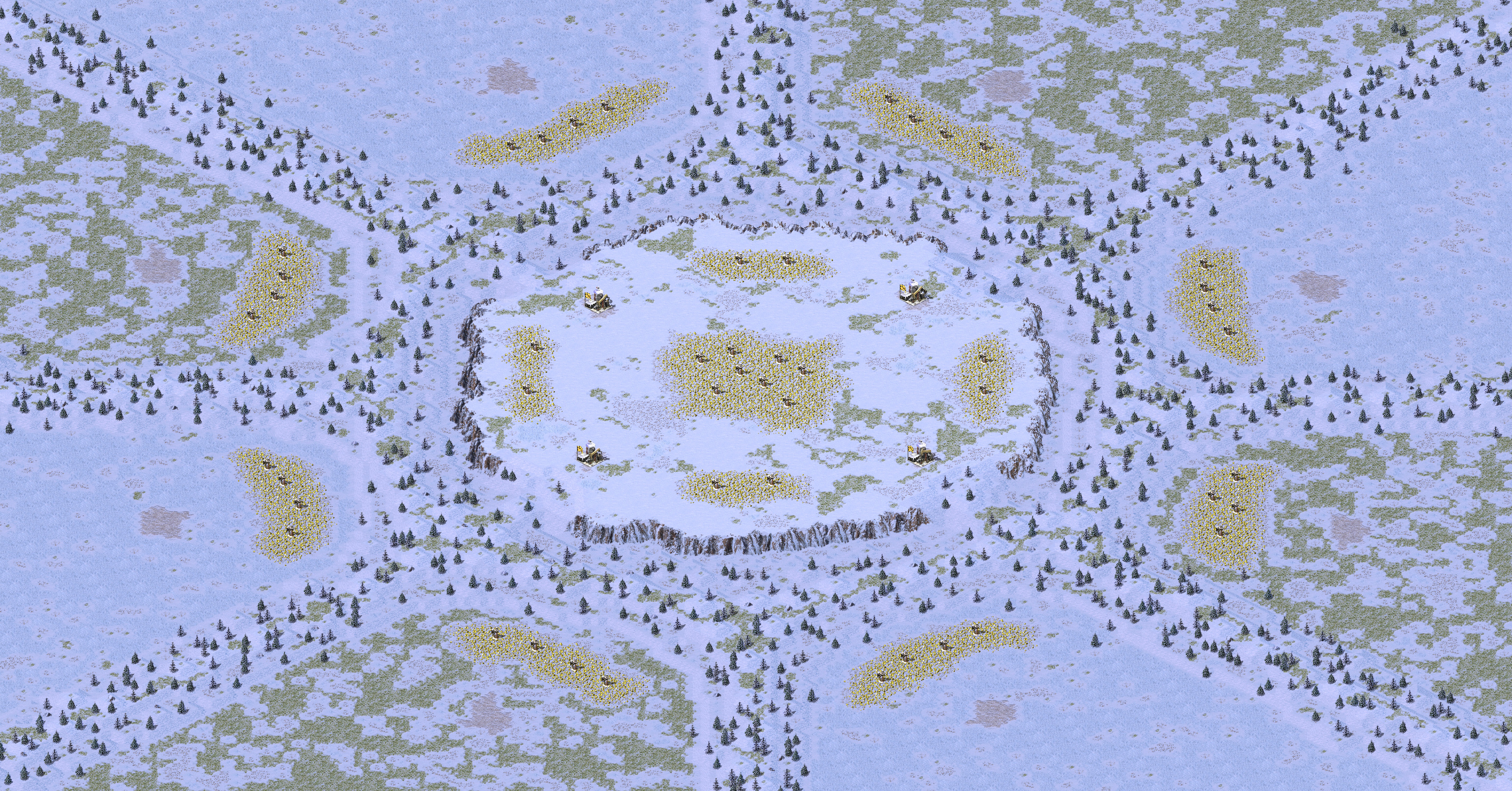 Rendered map: 2025 Mixed War King - Surrounded