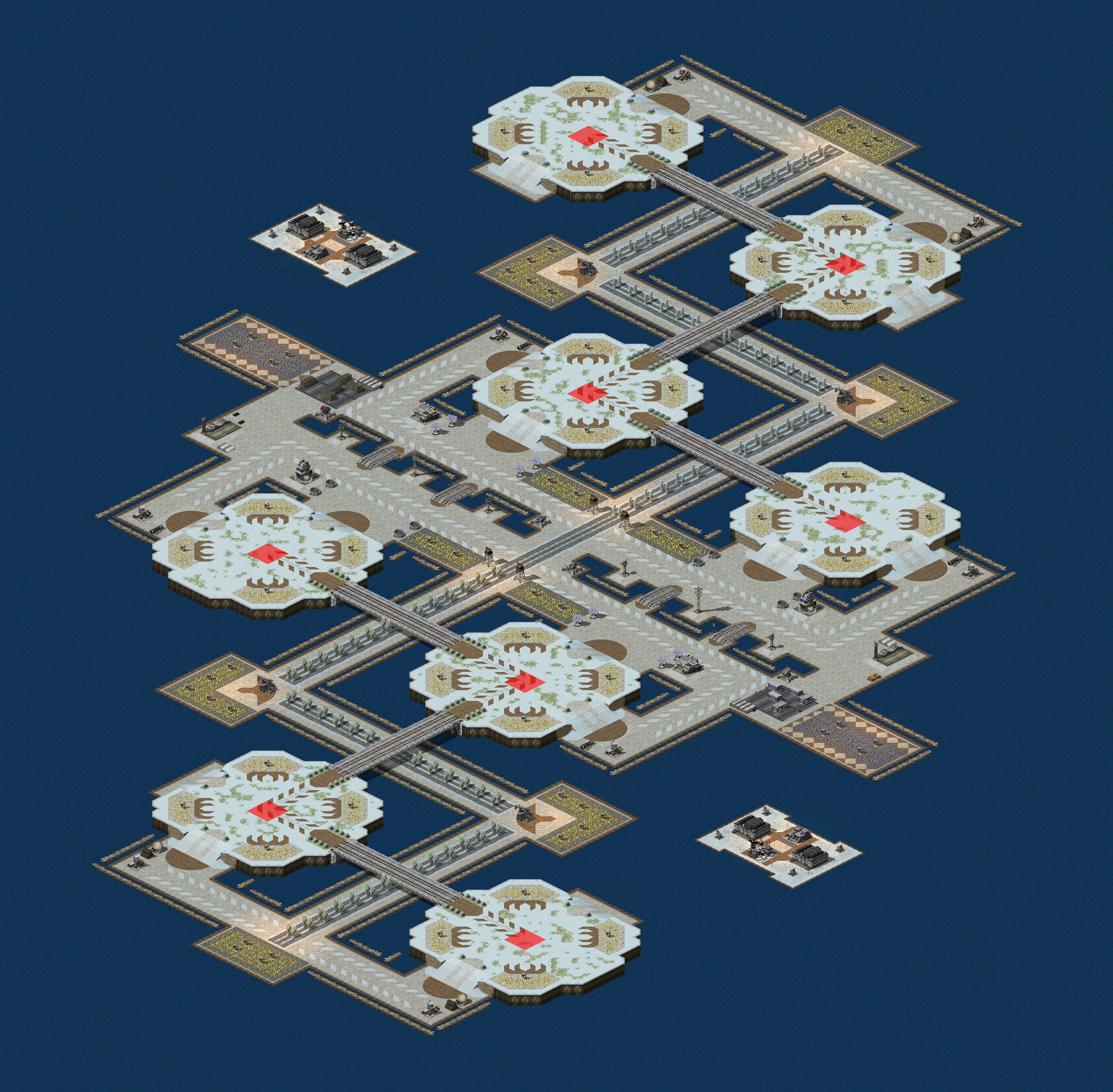 Rendered map: Steel Ball Run