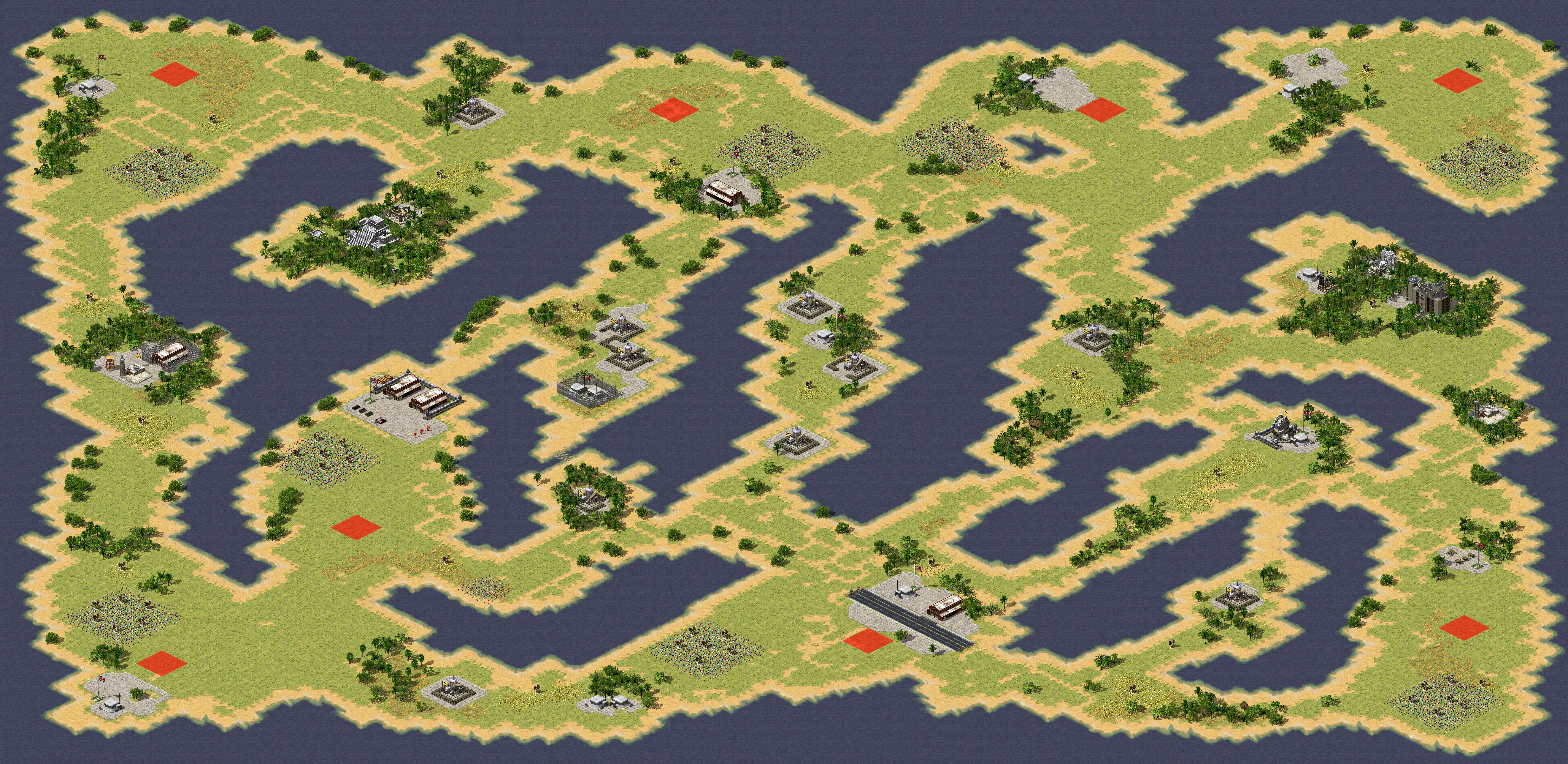 Rendered map: Britain's Lost Outpost