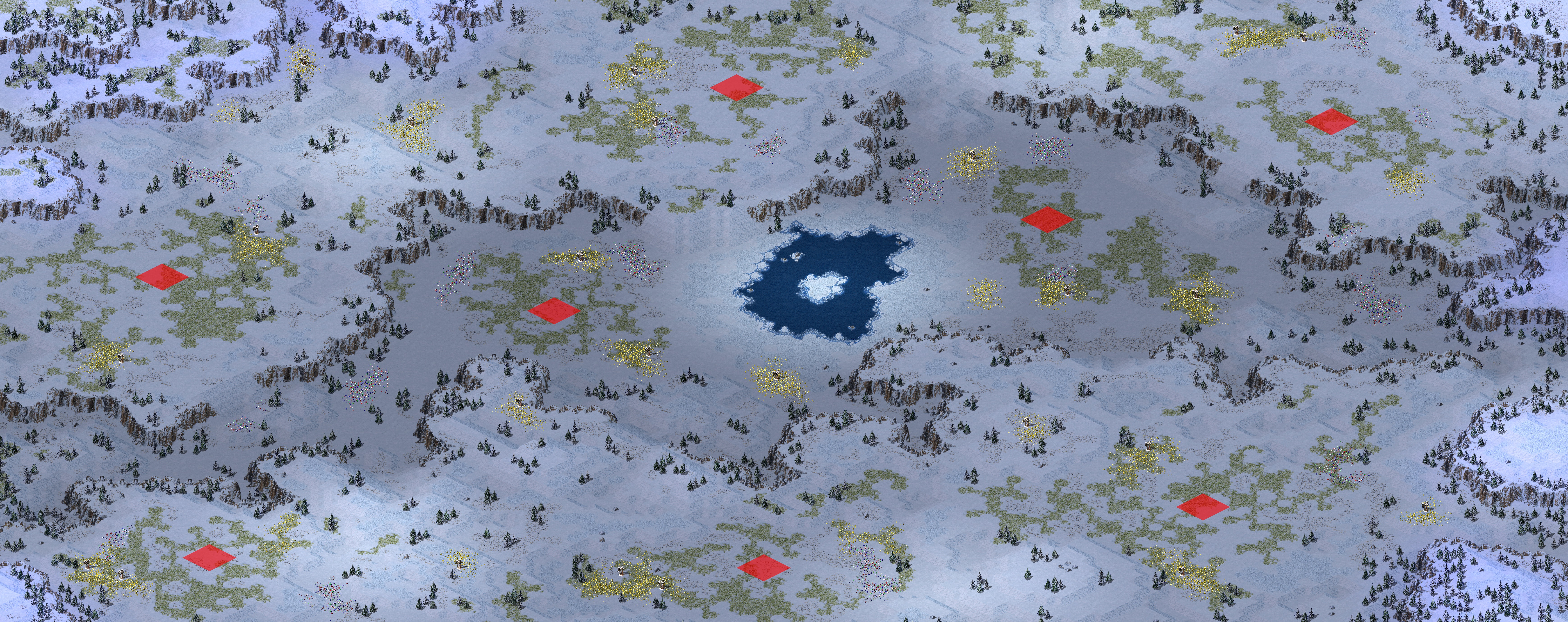 Rendered map: Buffed - Blue Snowfield