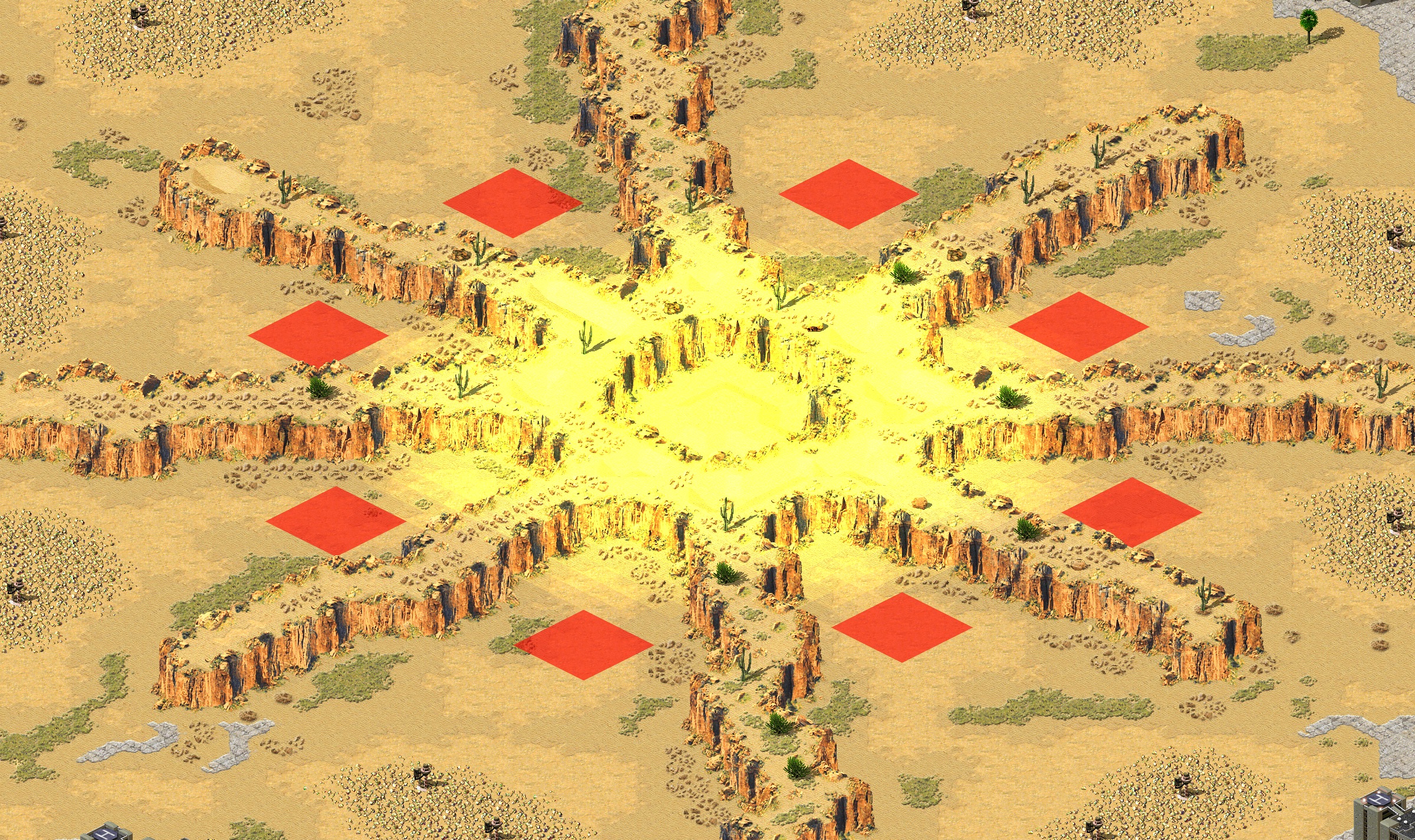 Rendered map: Land Patch Madness