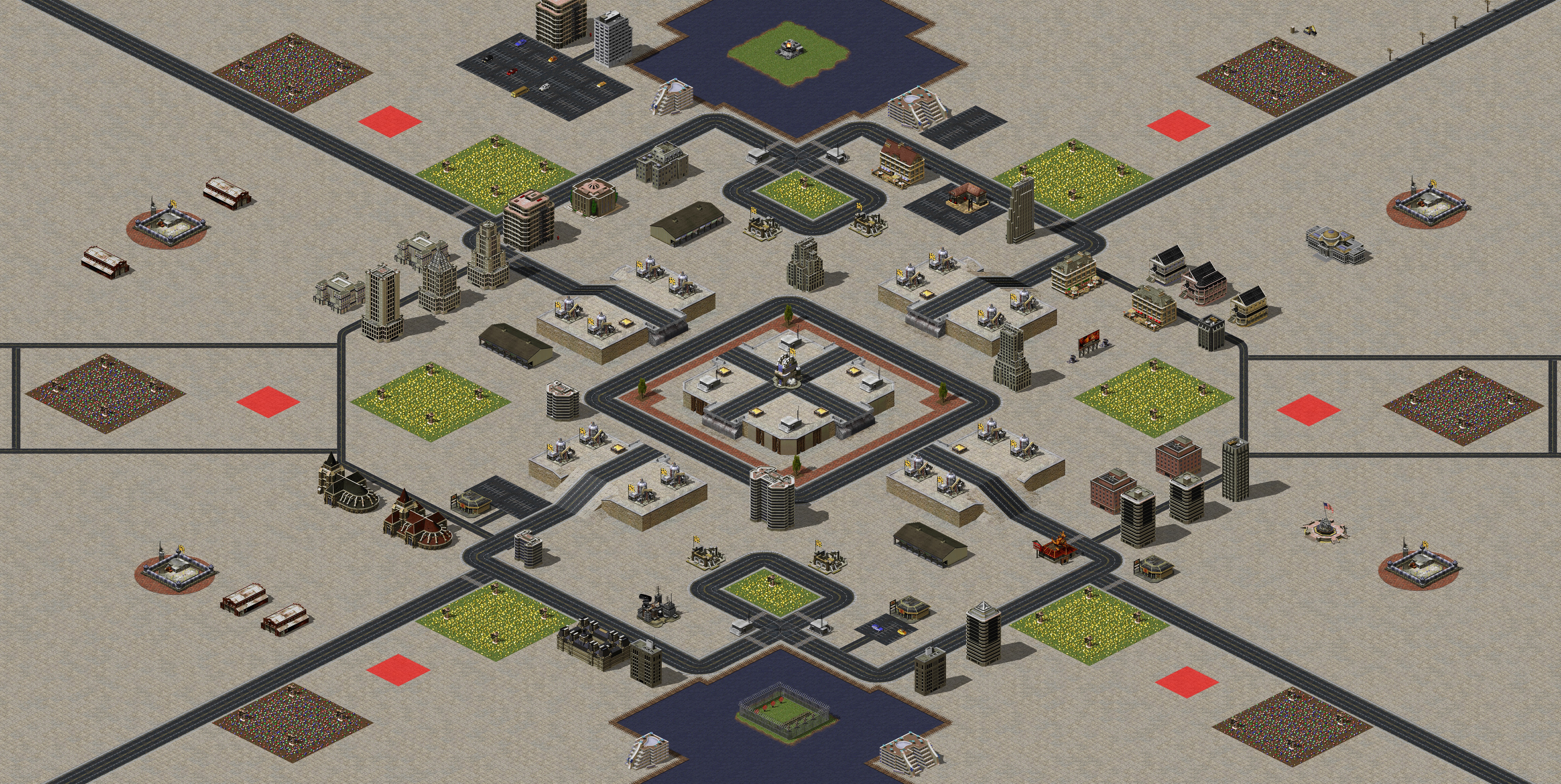 Rendered map: Buffed - Commerce District