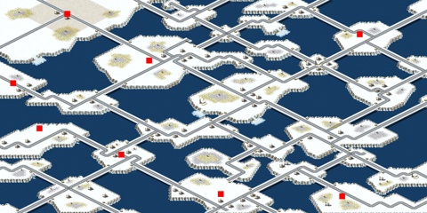 Rendered preview of Frozen Sea Snow Island