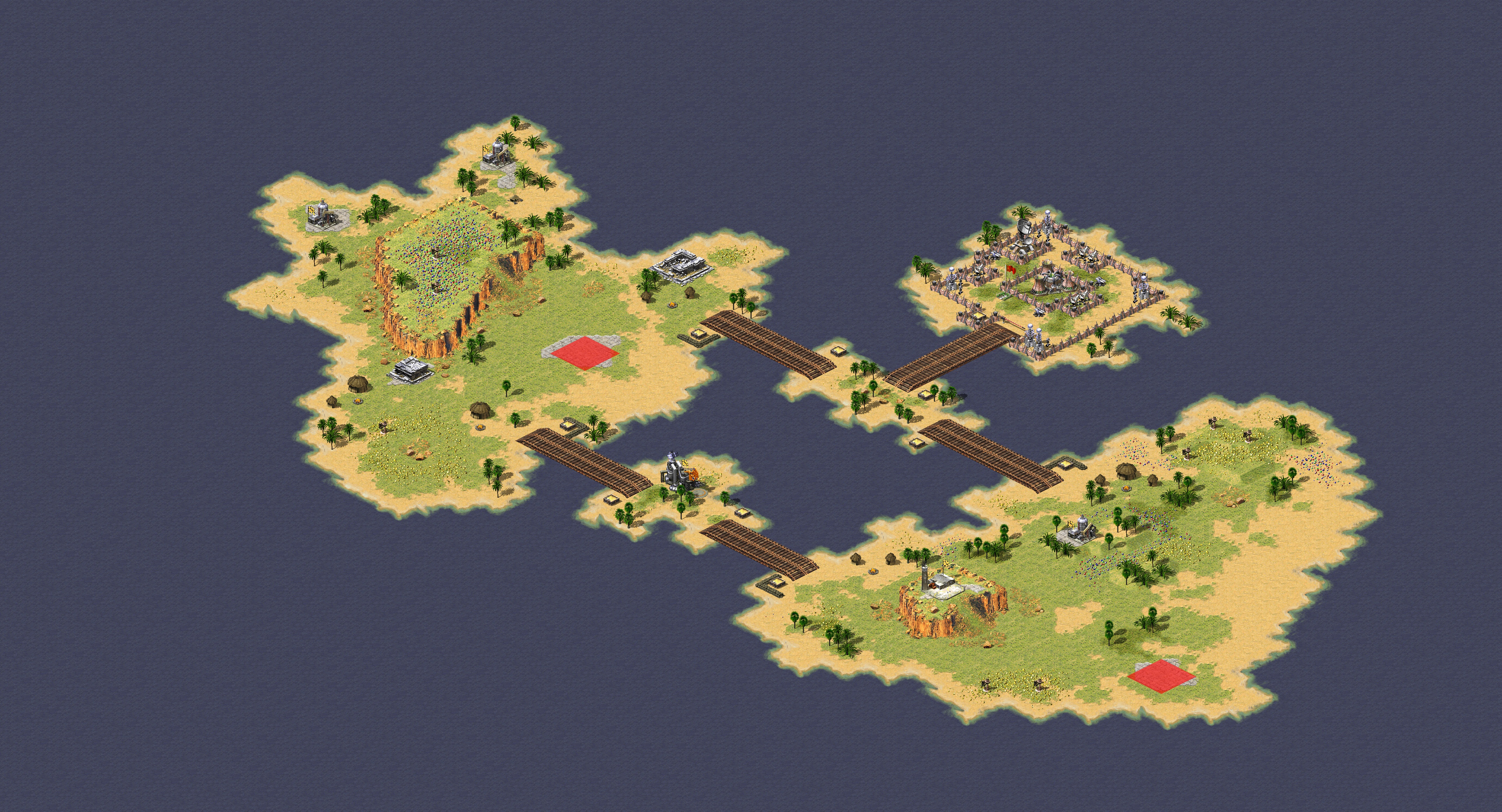 Rendered map: Small Islands of war