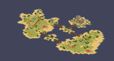 Rendered preview of Small Islands of war