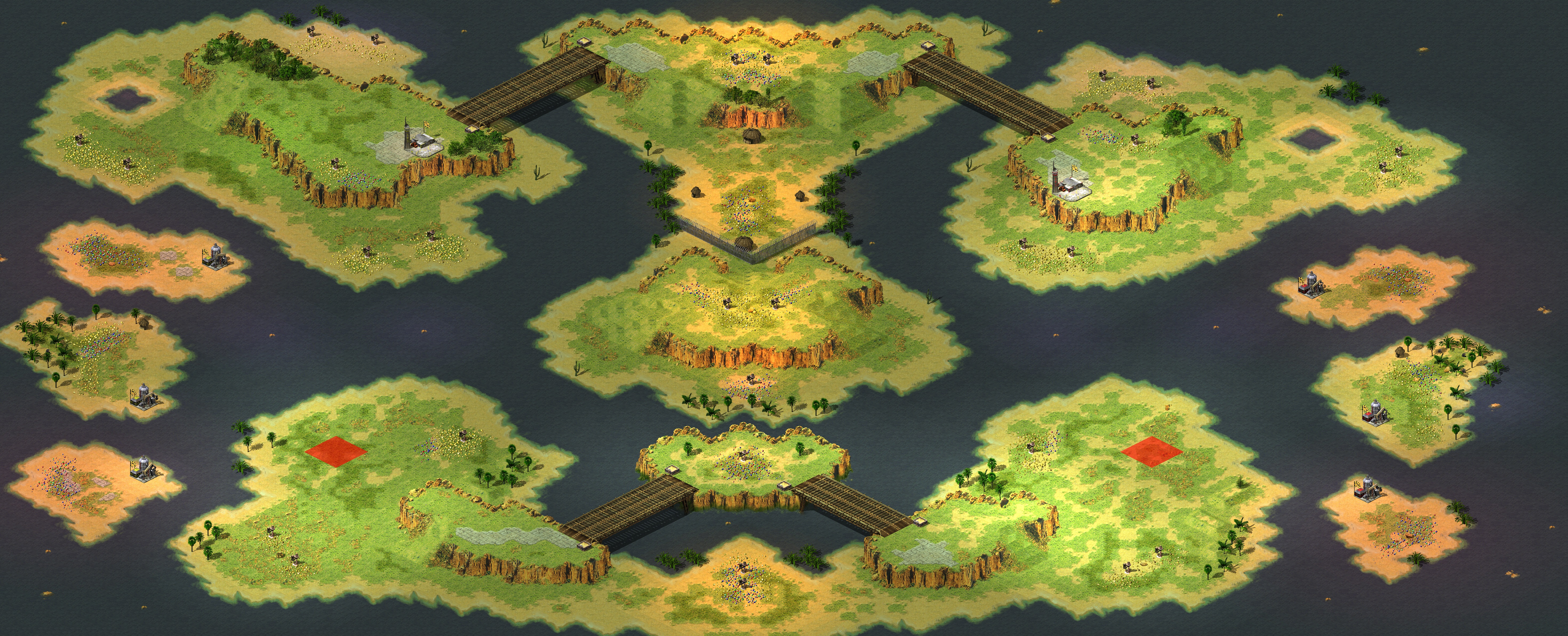 Rendered map: Buffed Pirate Paradise