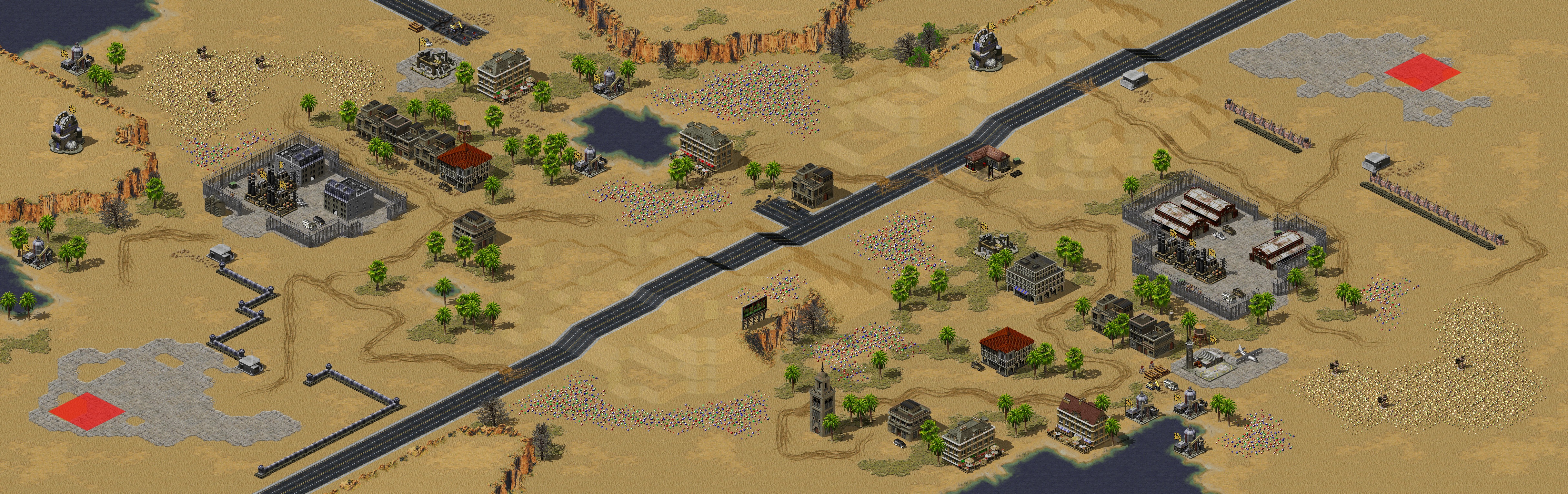 Rendered map: Desert Duel[Lion]