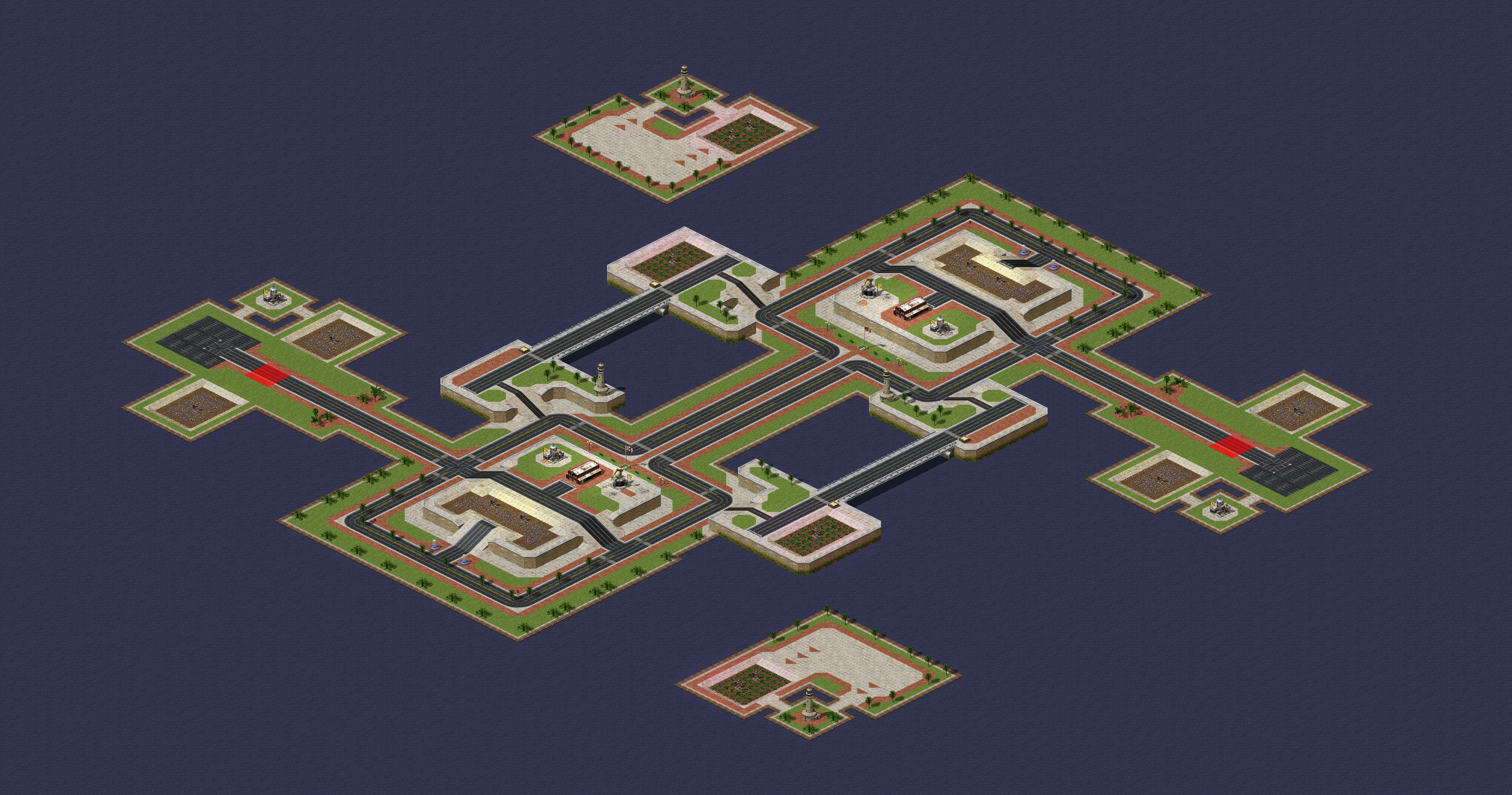 Rendered map: Official Tournament Map P