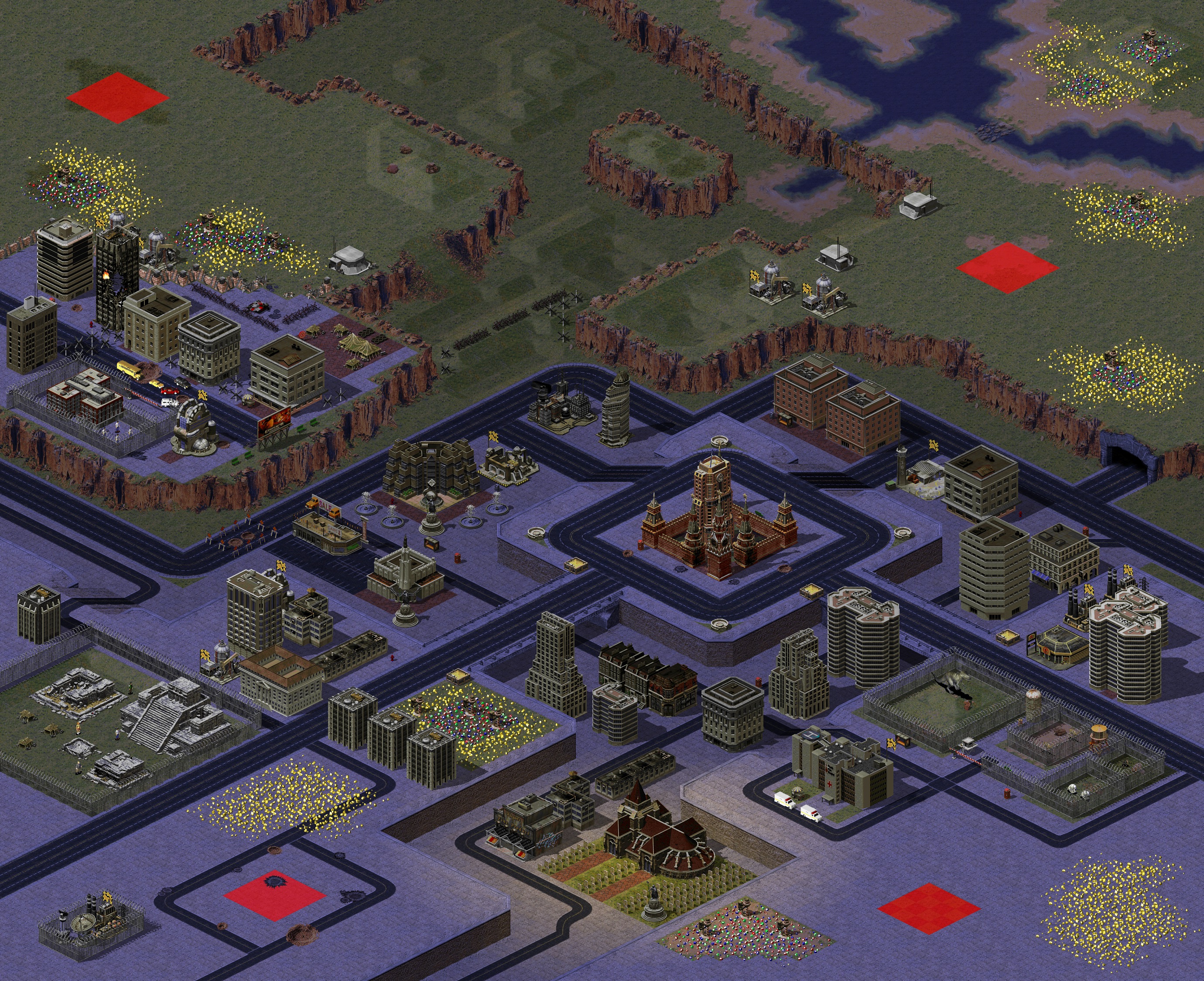Rendered map: Threat From Above