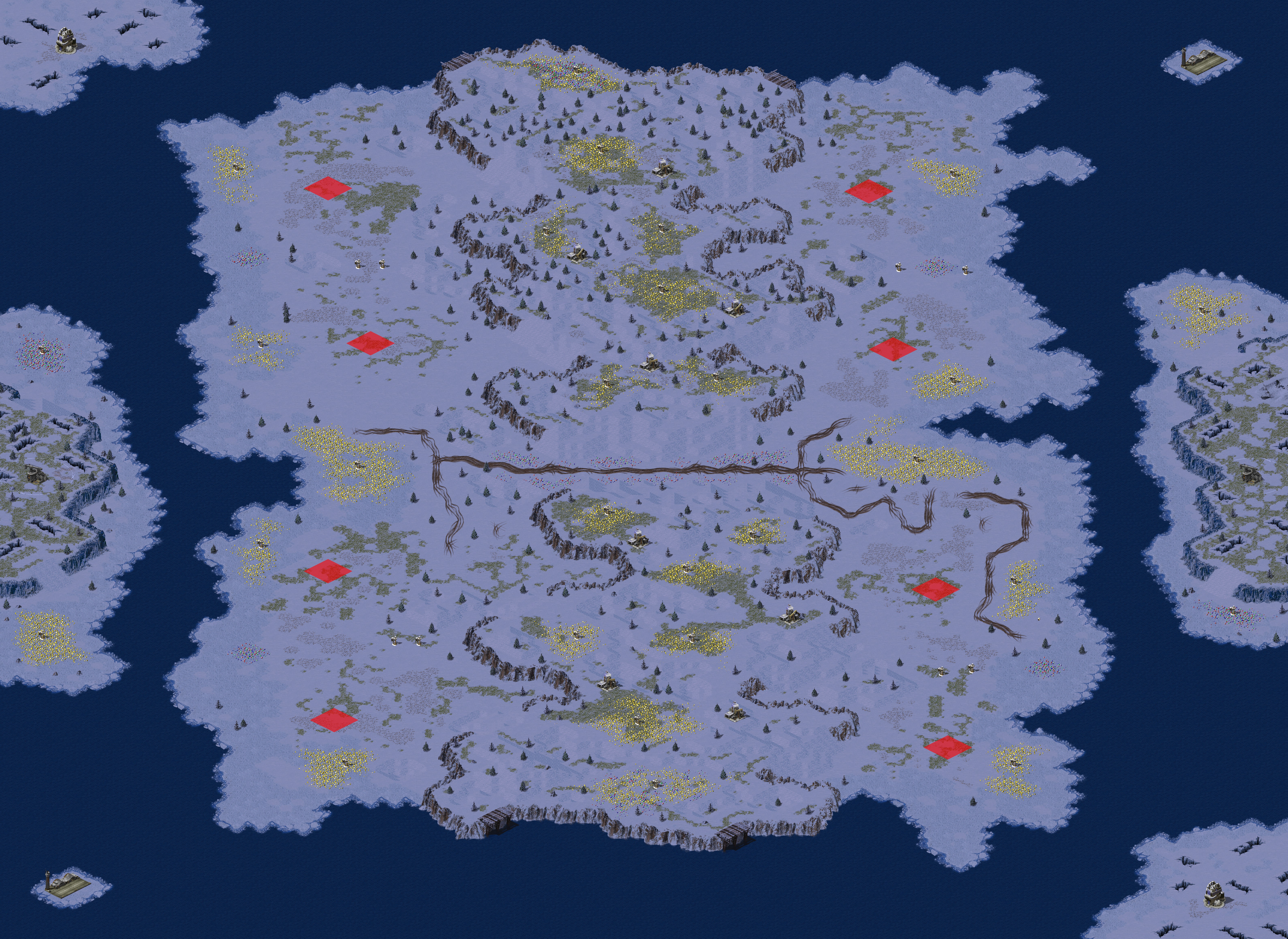 Rendered map: Snow Snow Snow