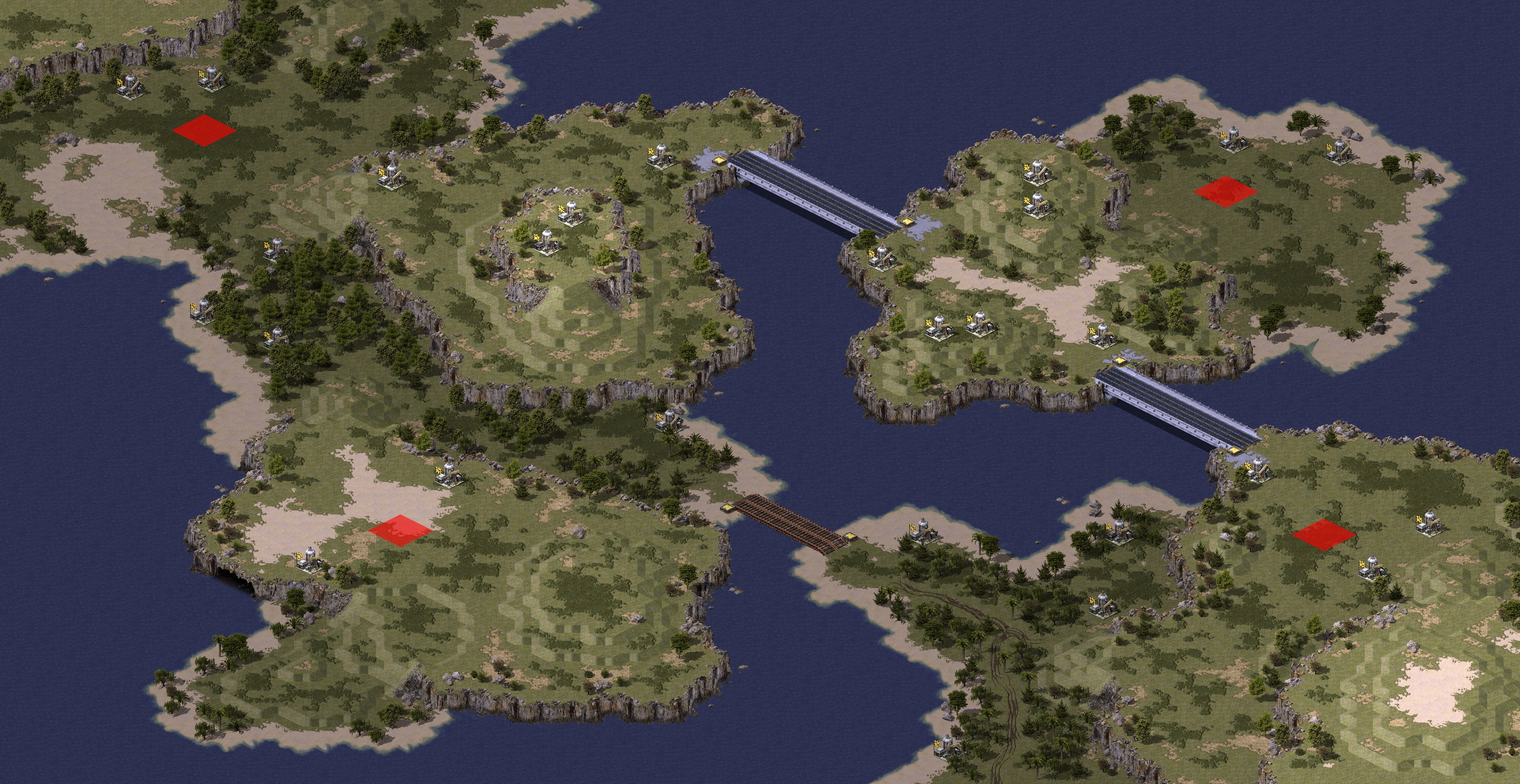 Rendered map: Hammer and Sickle (Megawealth)
