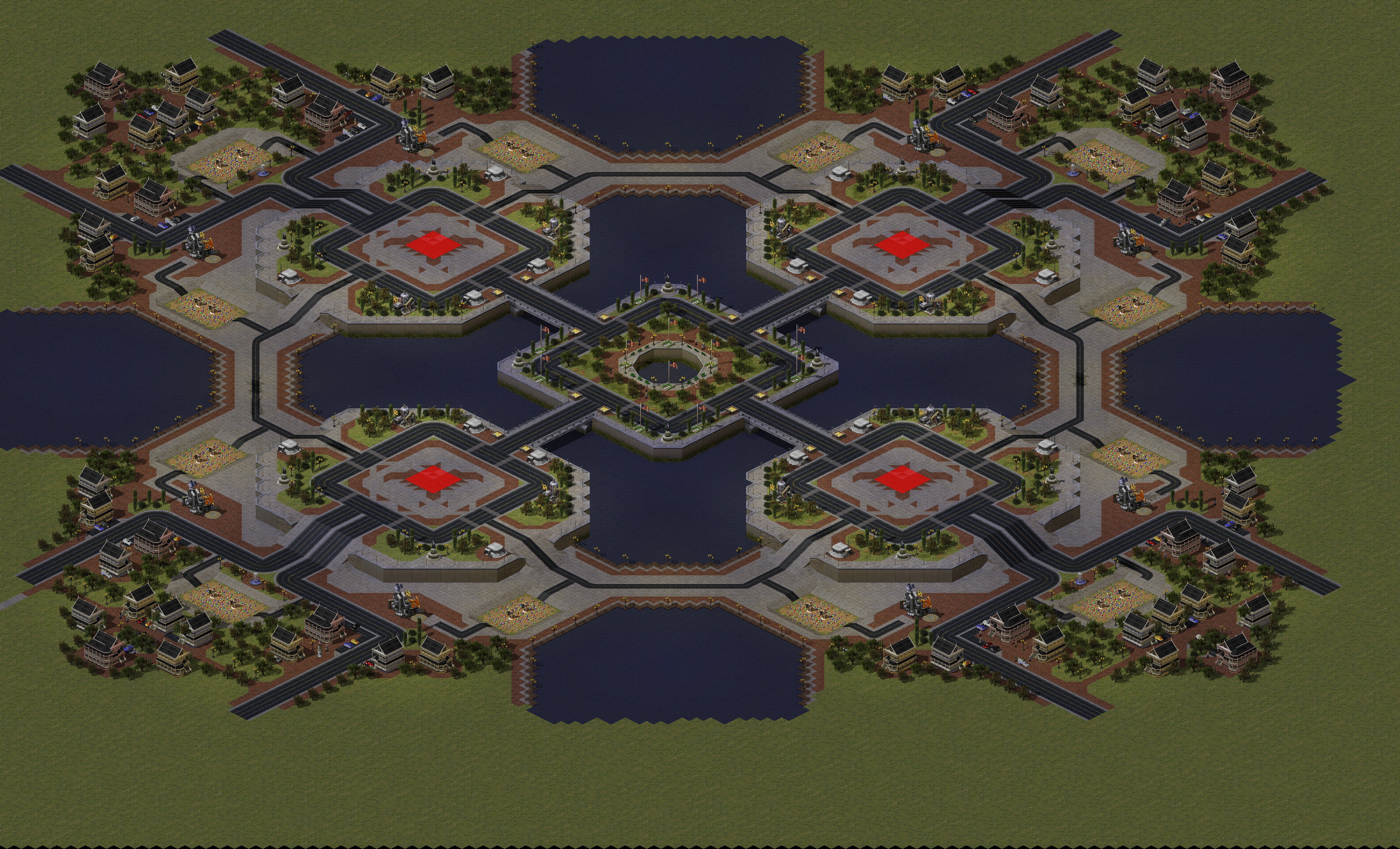 Rendered map: (4) Memorial Park USA